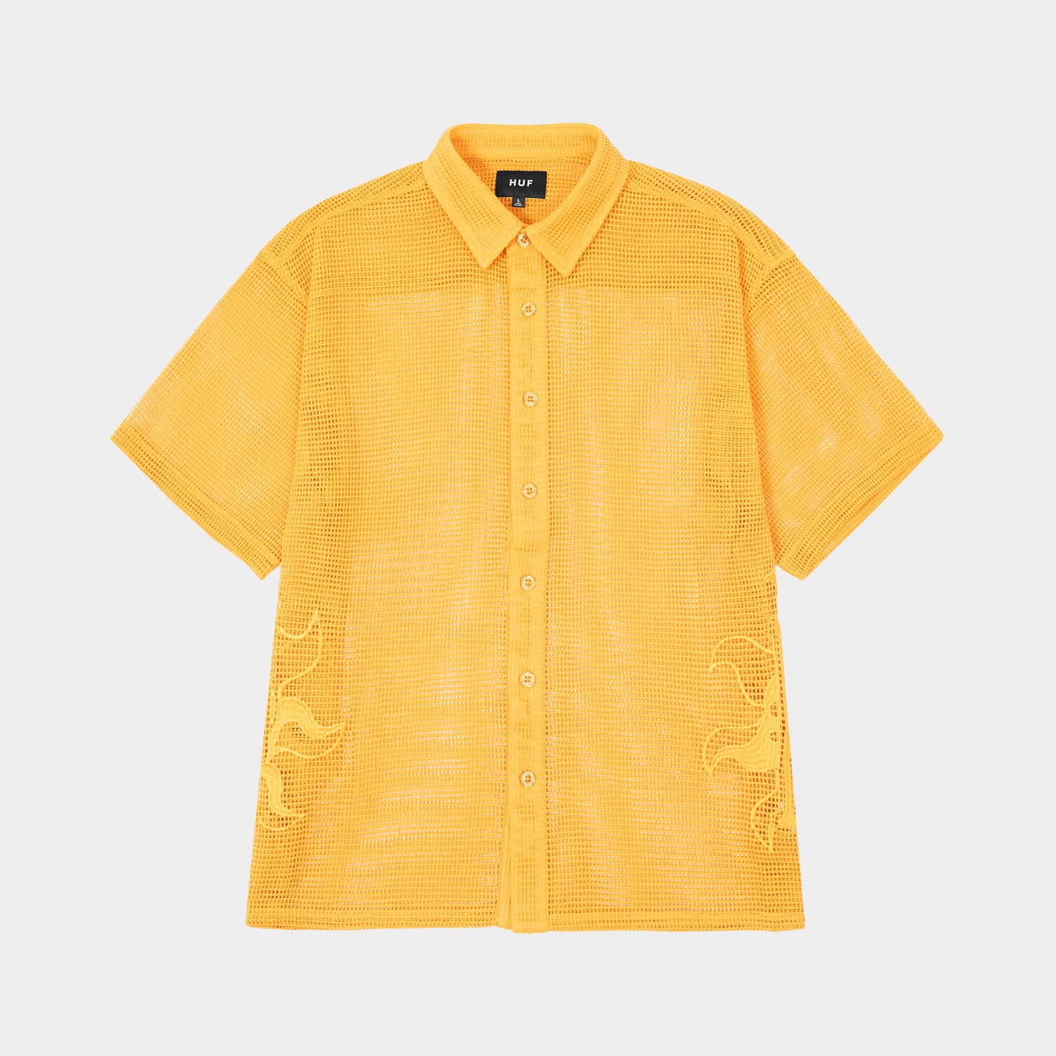 HUF (ハフ) Worldwide JP /TOPS & SHIRTS(トップス&シャツ)/ APOLLO MESH SHIRT商品 / TARRAGON