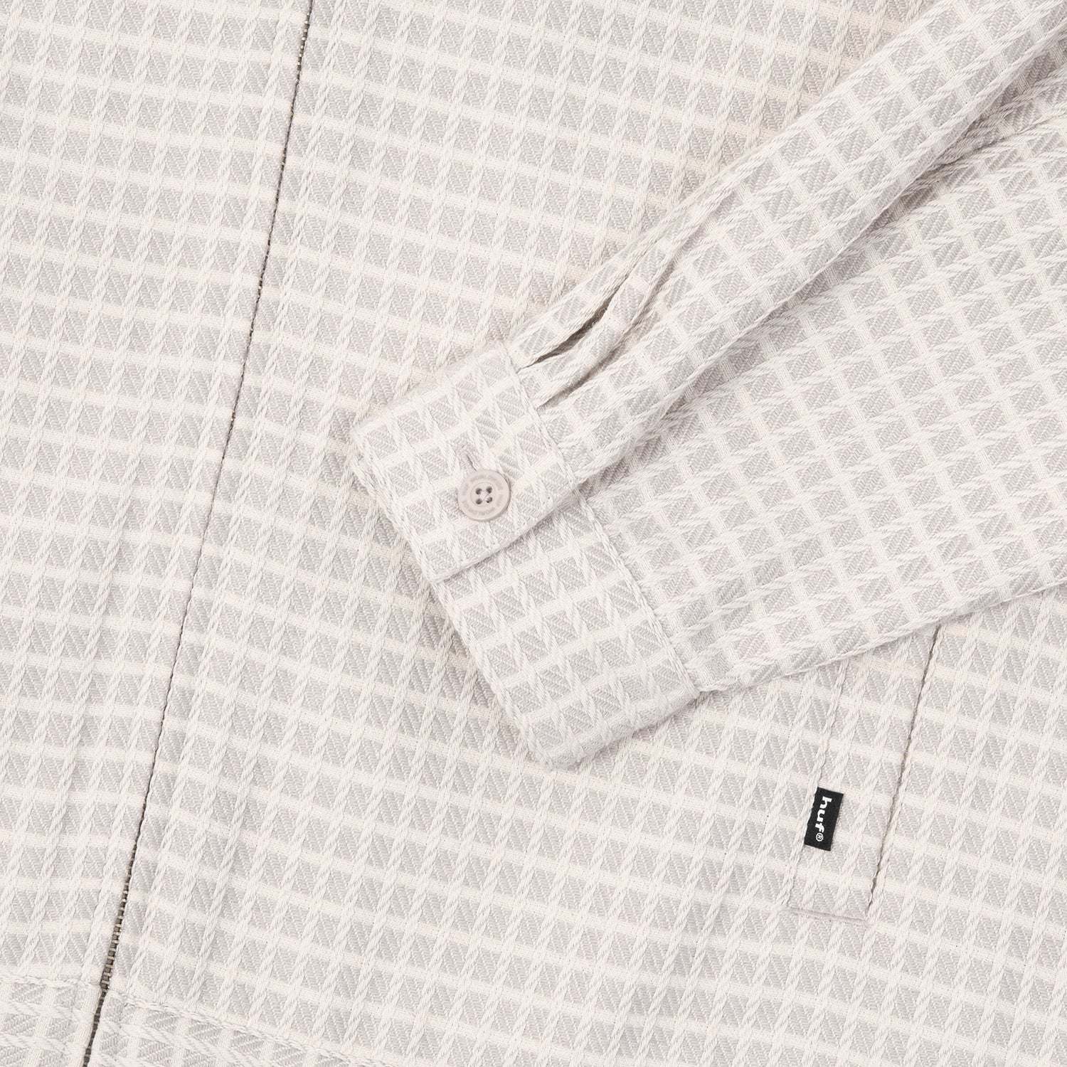 HUF (ハフ) Worldwide JP /TOPS & SHIRTS(トップス&シャツ)/ WAFFLE WEAVING ZIP LS SHIRT商品 / DESERT