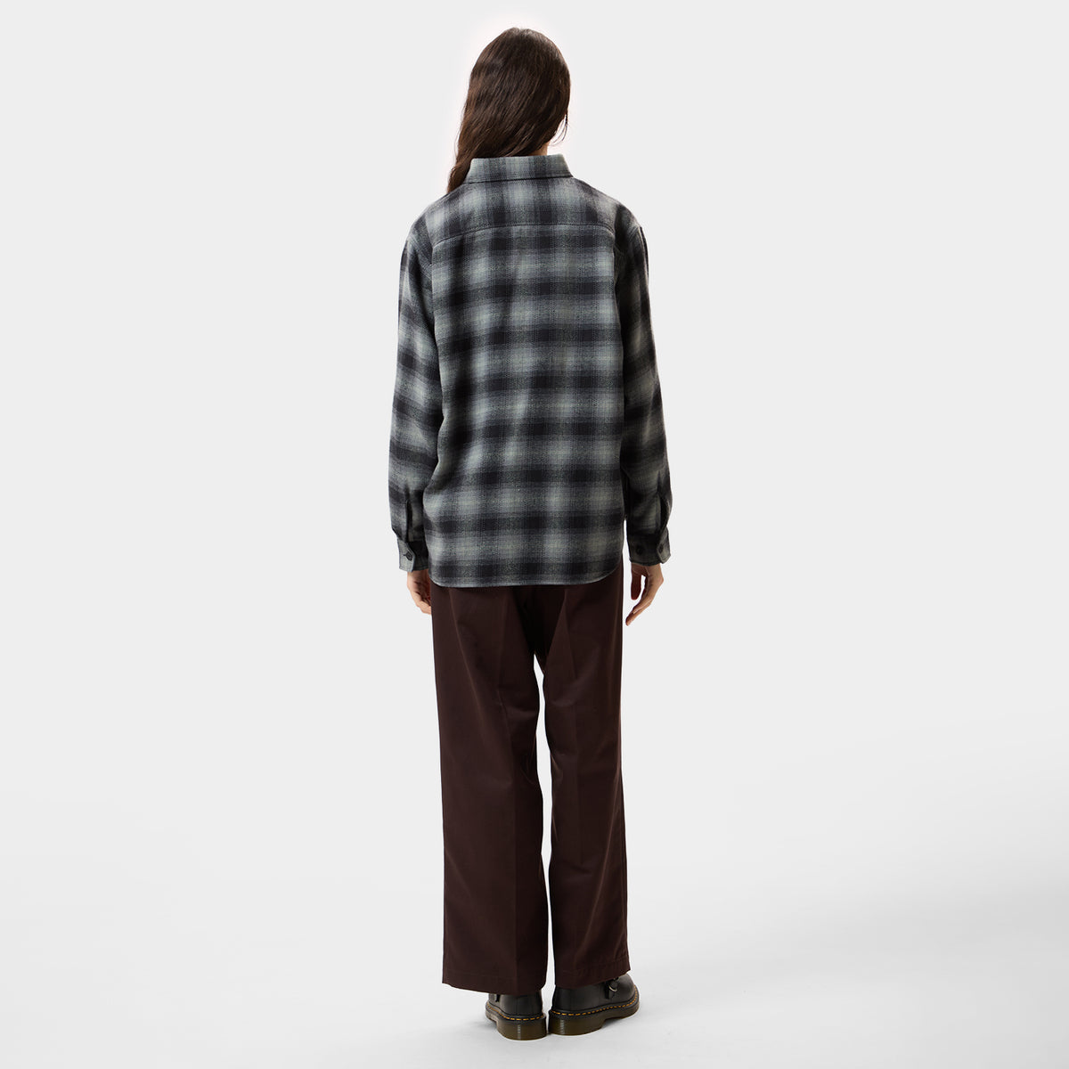 HUF (ハフ) Worldwide JP /TOPS & SHIRTS(トップス&シャツ)/ GEARY FLANNEL LS SHIRT商品 / GREEN
