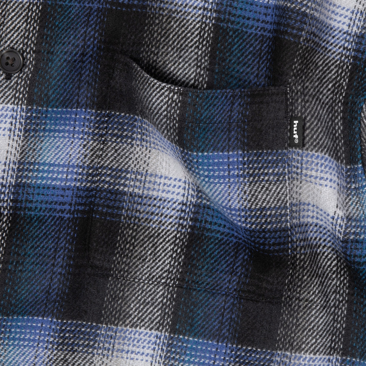 HUF (ハフ) Worldwide JP /TOPS & SHIRTS(トップス&シャツ)/ GRADIENT OMBRE LS SHIRT商品 / BURGUNDY