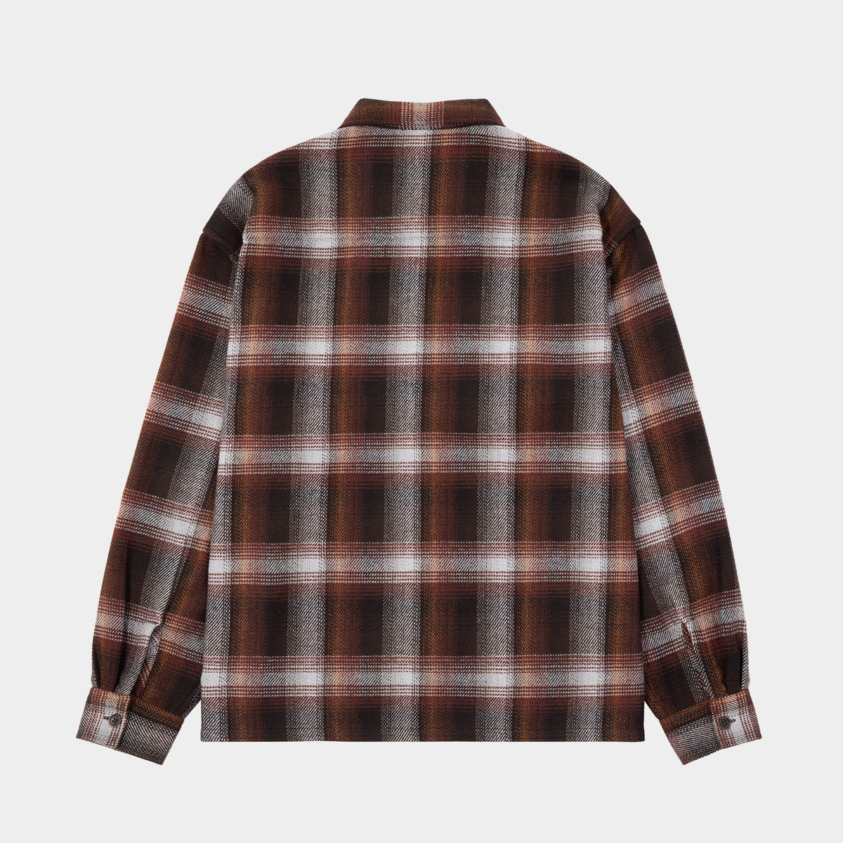 HUF (ハフ) Worldwide JP /TOPS & SHIRTS(トップス&シャツ)/ GRADIENT OMBRE LS SHIRT商品 / BURGUNDY