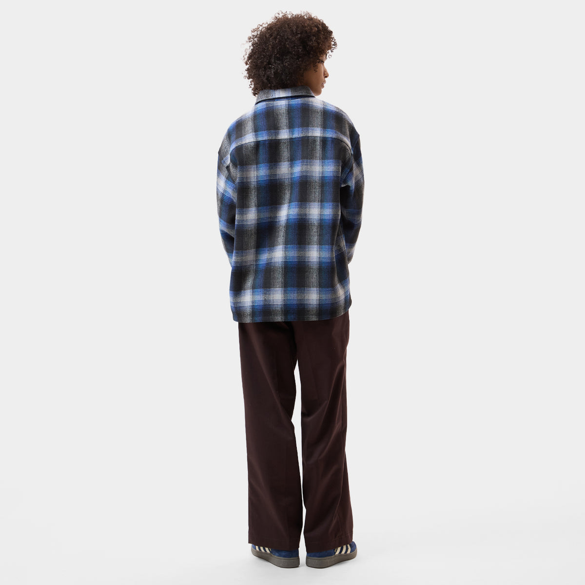 HUF (ハフ) Worldwide JP /TOPS & SHIRTS(トップス&シャツ)/ GRADIENT OMBRE LS SHIRT商品 / BURGUNDY