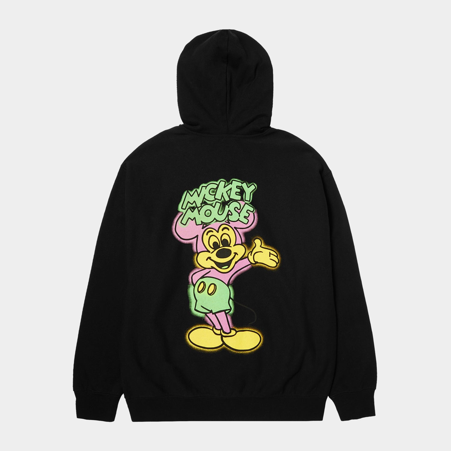 HUF (ハフ) Worldwide JP /HOODIES(パーカー)/ DISNEY | HUF MICKEY SPRAY FULL ZIP HOODIE商品 / BLACK
