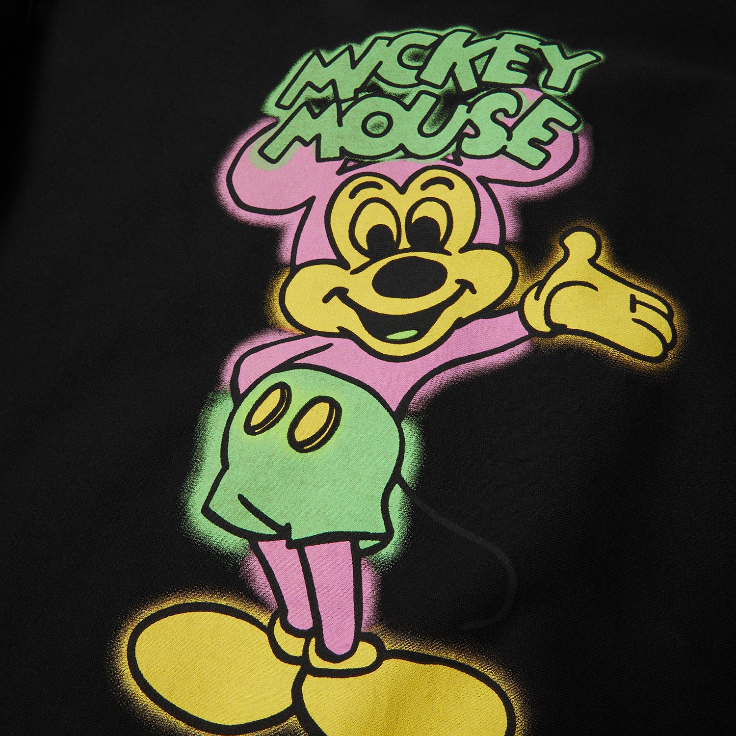 HUF (ハフ) Worldwide JP /HOODIES(パーカー)/ DISNEY | HUF MICKEY SPRAY FULL ZIP HOODIE商品 / BLACK