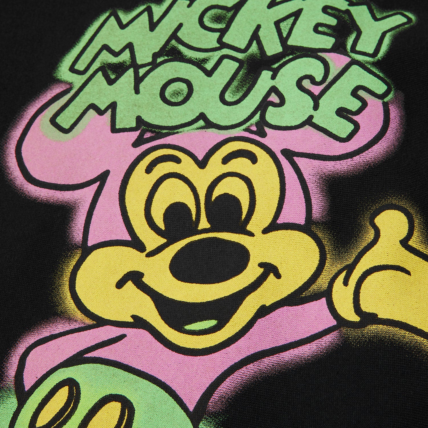 HUF (ハフ) Worldwide JP /HOODIES(パーカー)/ DISNEY | HUF MICKEY SPRAY FULL ZIP HOODIE商品 / BLACK