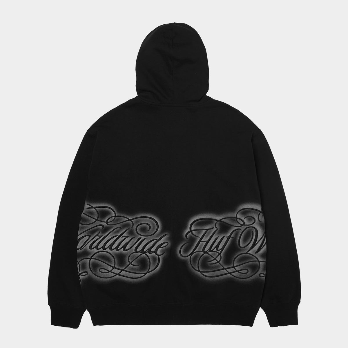 HUF (ハフ) Worldwide JP /HOODIES(パーカー)/ INTERNATIONAL LUXURY ZIP HOODIE商品 / BLACK