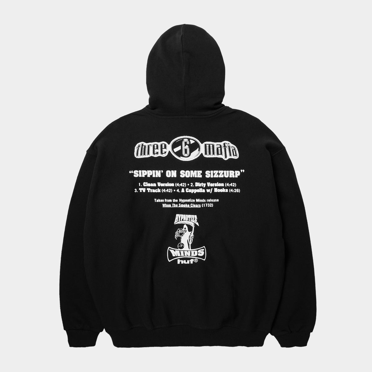 HUF (ハフ) Worldwide JP /HOODIES(パーカー)/ huf® X THREE 6 MAFIA HEAVYWEIGHT HOODIE商品 / BLACK