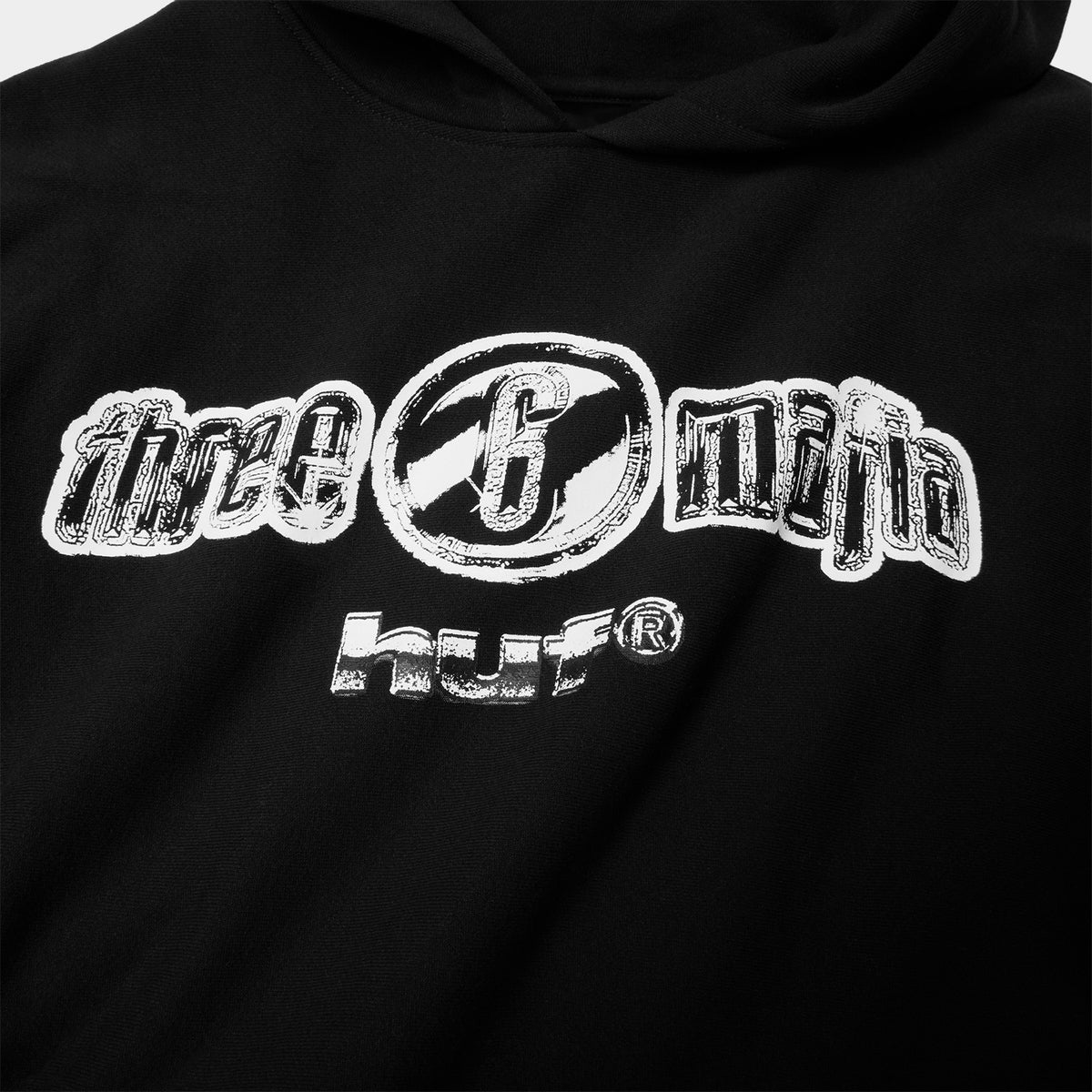 HUF (ハフ) Worldwide JP /HOODIES(パーカー)/ huf® X THREE 6 MAFIA HEAVYWEIGHT HOODIE商品 / BLACK