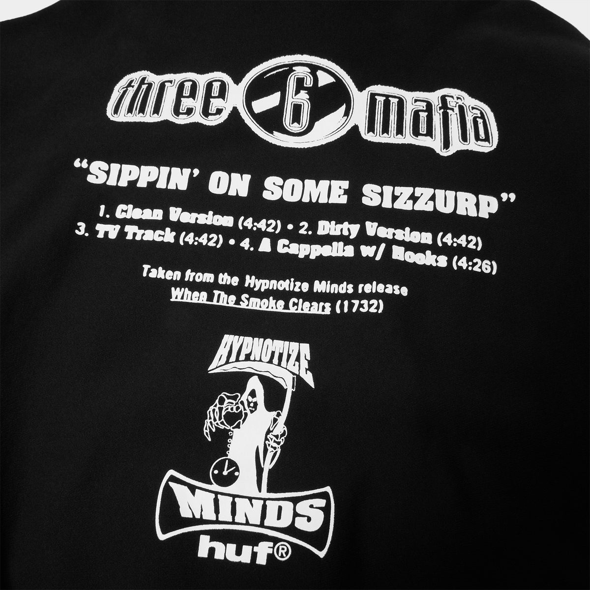 HUF (ハフ) Worldwide JP /HOODIES(パーカー)/ huf® X THREE 6 MAFIA HEAVYWEIGHT HOODIE商品 / BLACK