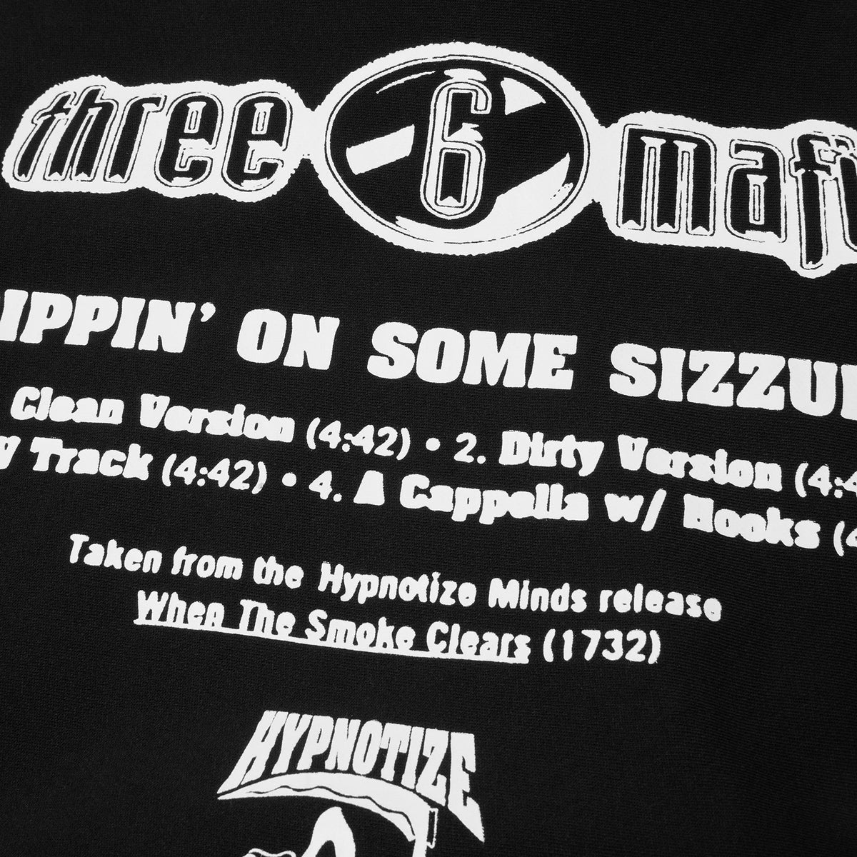 HUF (ハフ) Worldwide JP /HOODIES(パーカー)/ huf® X THREE 6 MAFIA HEAVYWEIGHT HOODIE商品 / BLACK
