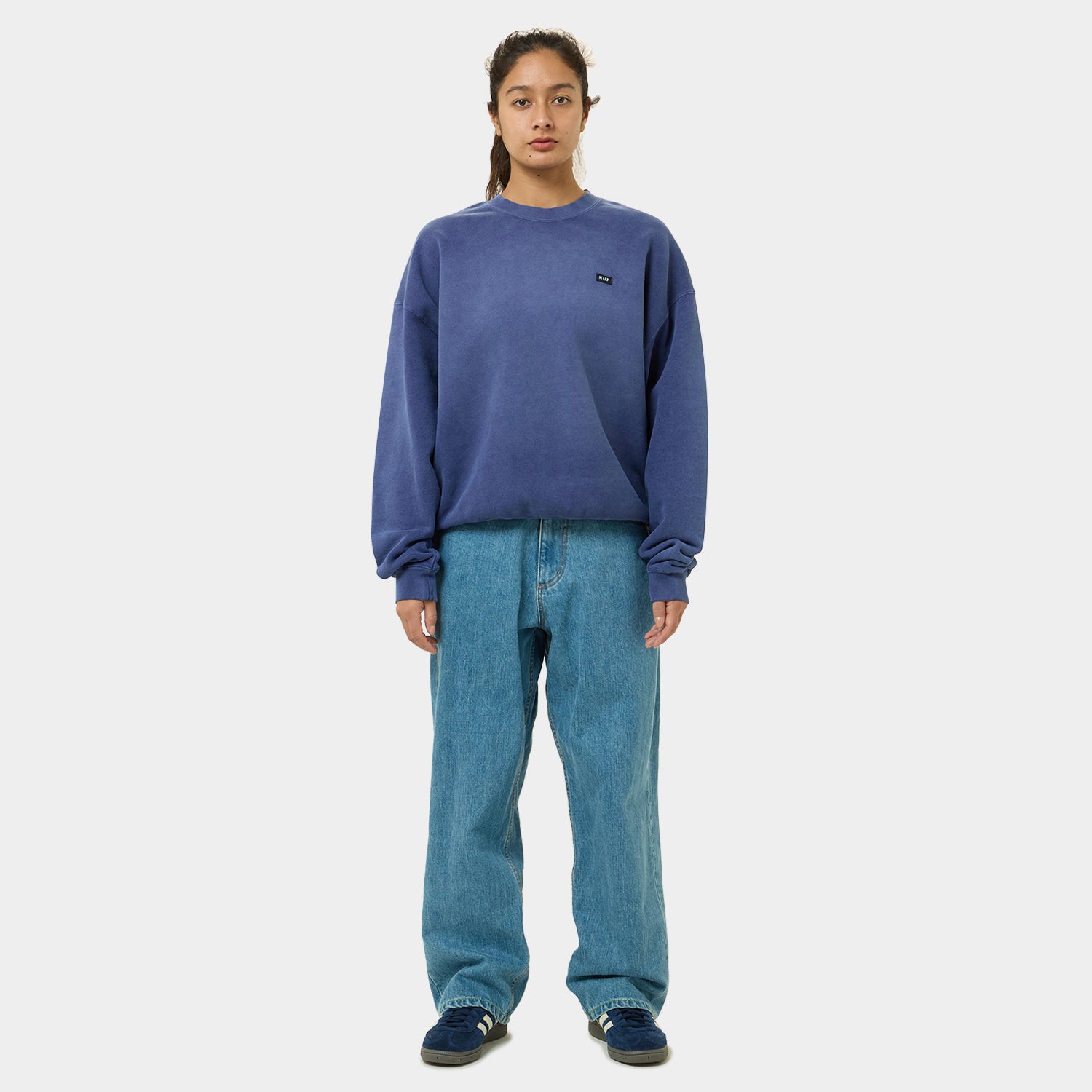 HUF (ハフ) Worldwide JP /SWEATSHIRTS(スウェットシャツ)/ CLASSIC FLEECE CREW商品 / RED