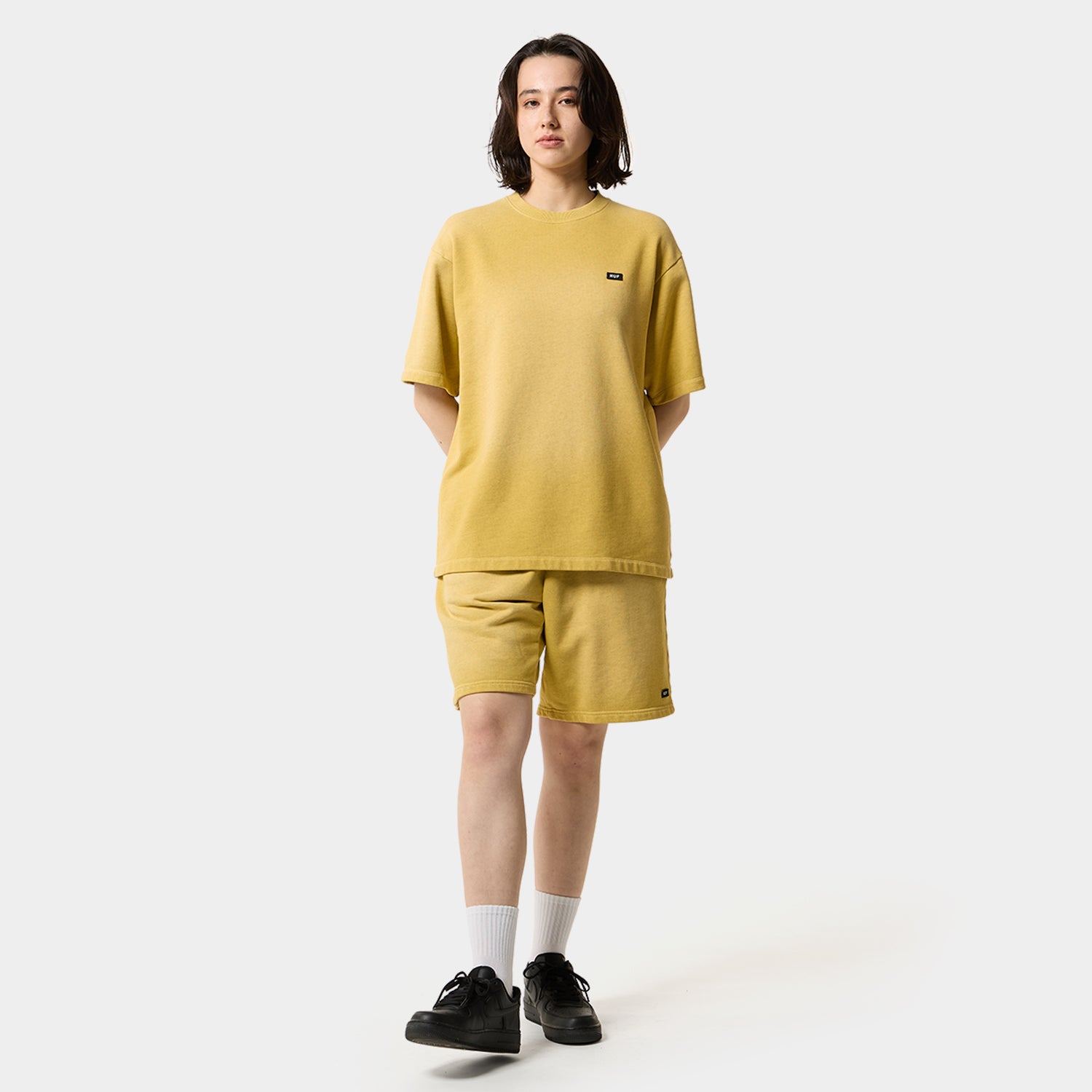 HUF (ハフ) Worldwide JP /TOPS & SHIRTS(トップス&シャツ)/ CLASSIC FLEECE CREW商品 / TARRAGON