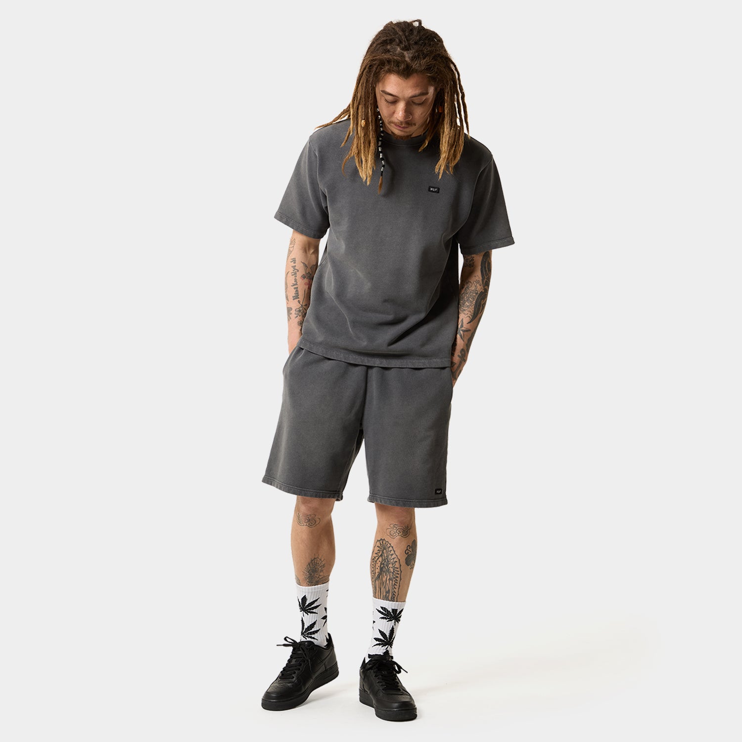 HUF (ハフ) Worldwide JP /SHORTS(ショーツ)/ CLASSIC FLEECE SHORT商品 / BLACK