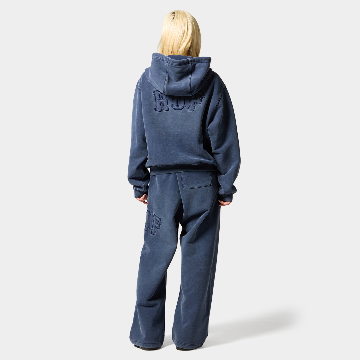 HUF (ハフ) Worldwide JP /HOODIES(パーカー)/ ARCH WIDE FULL ZIP HOODIE商品 / BLACK
