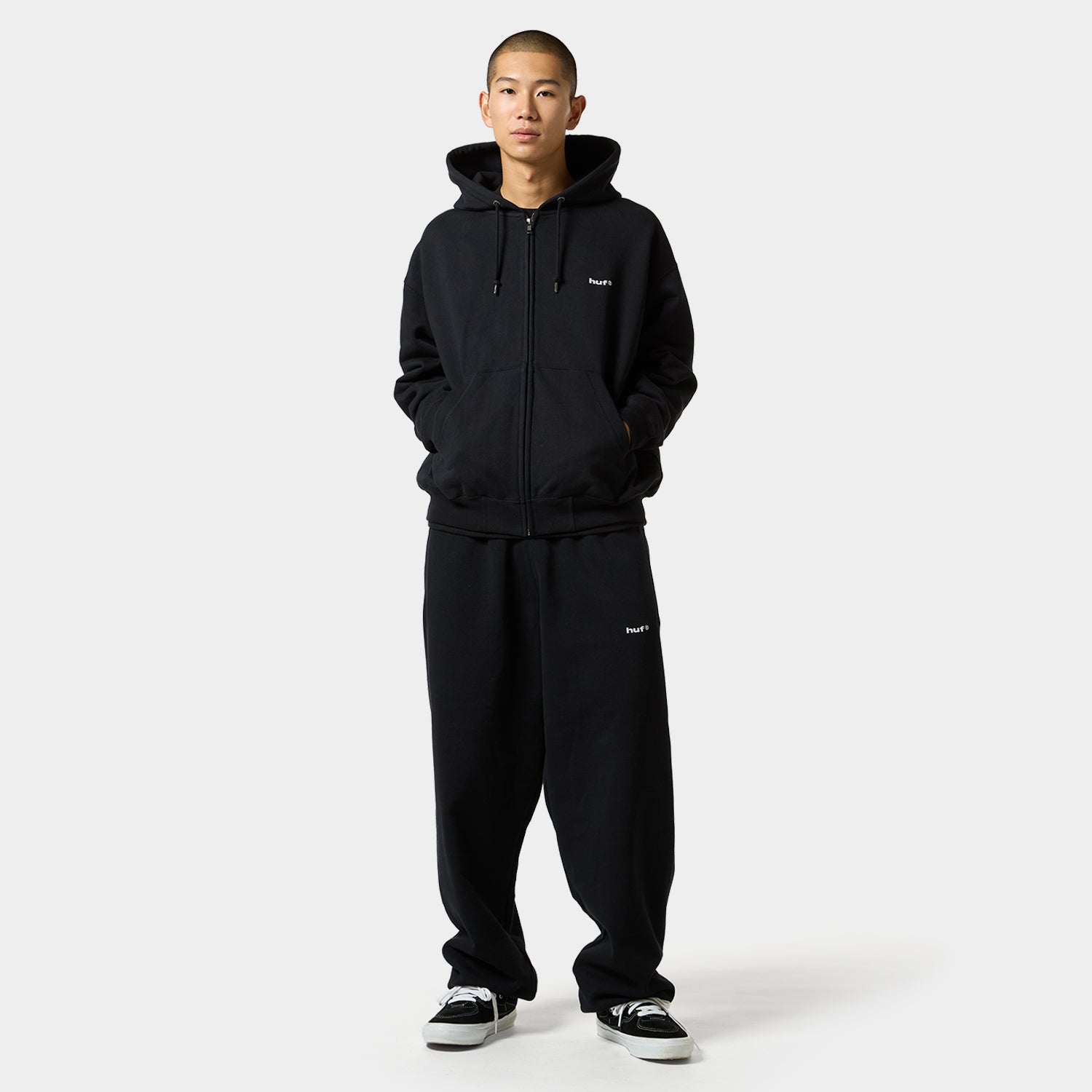 HUF (ハフ) Worldwide JP /HOODIES(パーカー)/ HUF eightynine FULL ZIP HOODIE商品 / BLACK