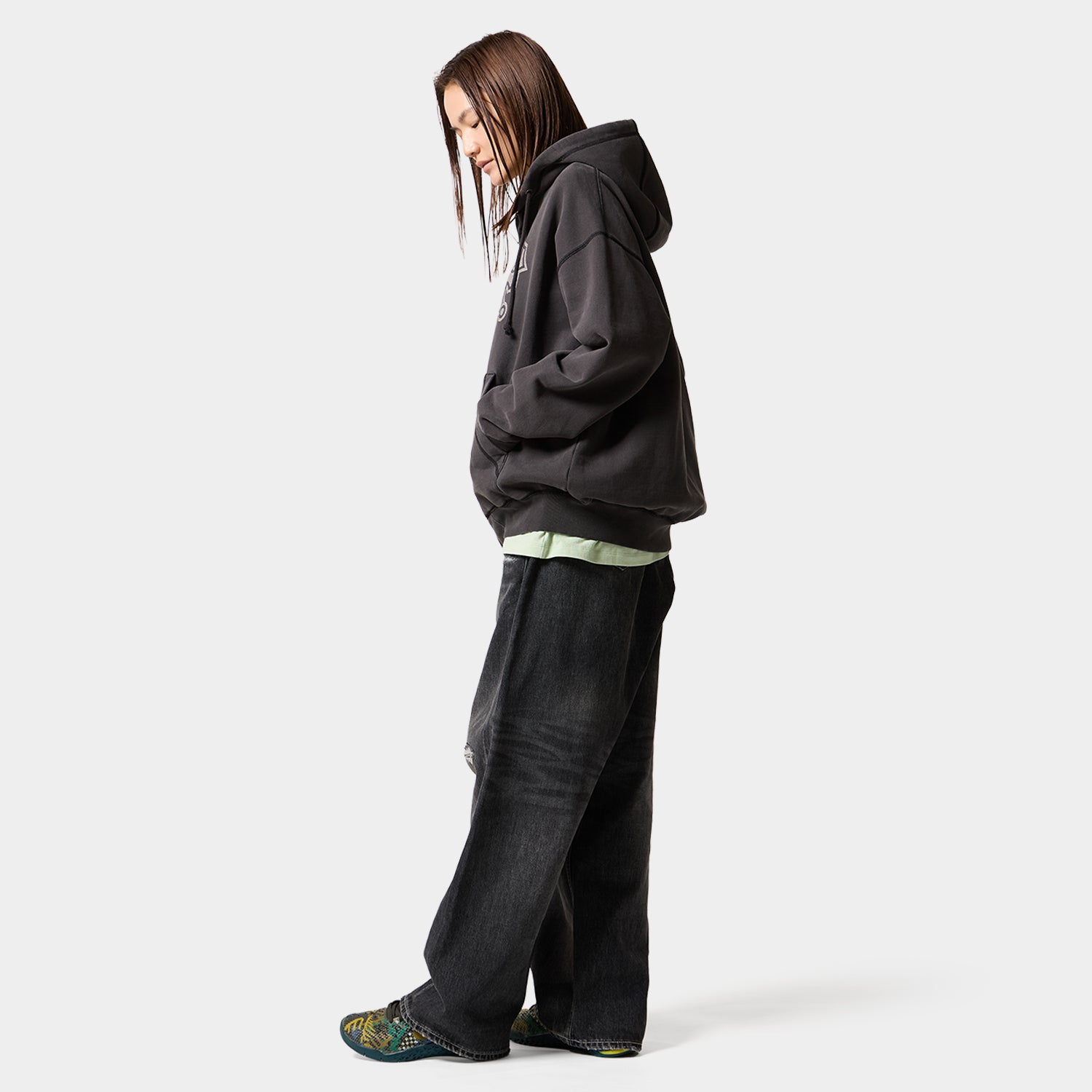 HUF (ハフ) Worldwide JP /HOODIES(パーカー)/ CLASSIC ARCH FULL ZIP HOODIE商品 / BLEACH