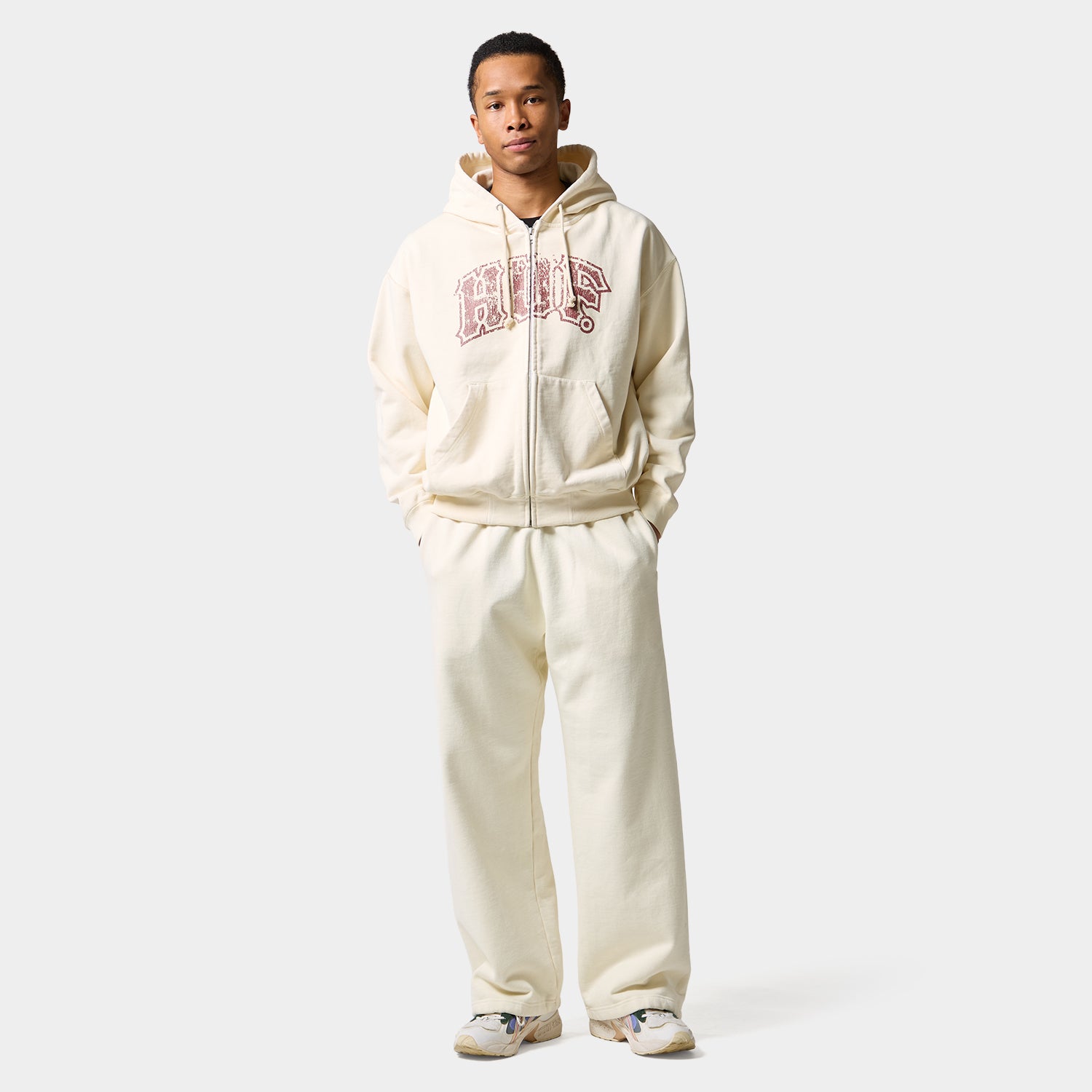 HUF (ハフ) Worldwide JP /HOODIES(パーカー)/ CLASSIC ARCH FULL ZIP HOODIE商品 / BLEACH