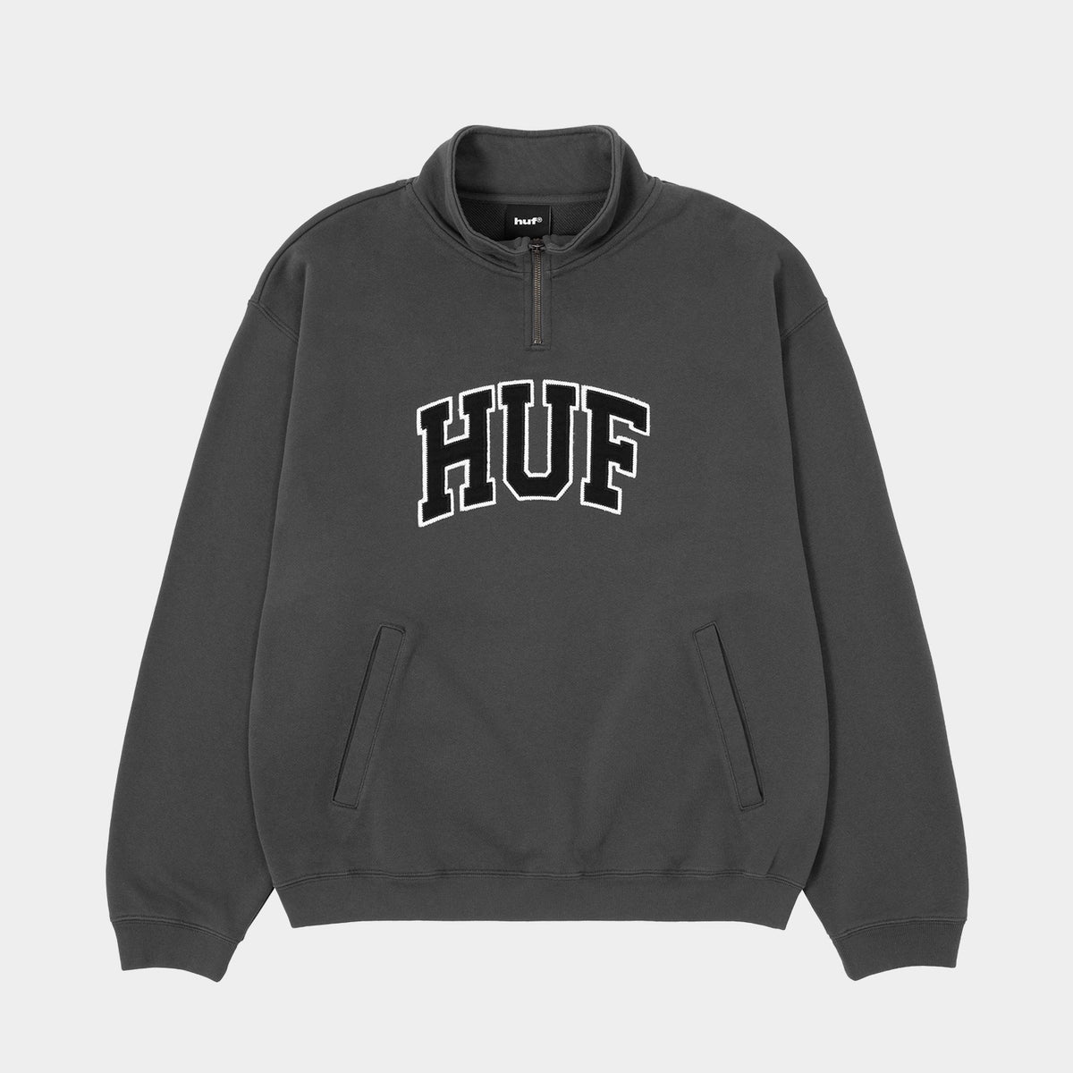 HUF (ハフ) Worldwide JP /SWEATSHIRTS(スウェットシャツ)/ CLASSIC ARCH HALF ZIP TOP商品 / LT BLUE