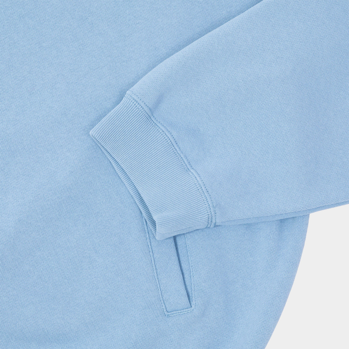 HUF (ハフ) Worldwide JP /SWEATSHIRTS(スウェットシャツ)/ CLASSIC ARCH HALF ZIP TOP商品 / LT BLUE