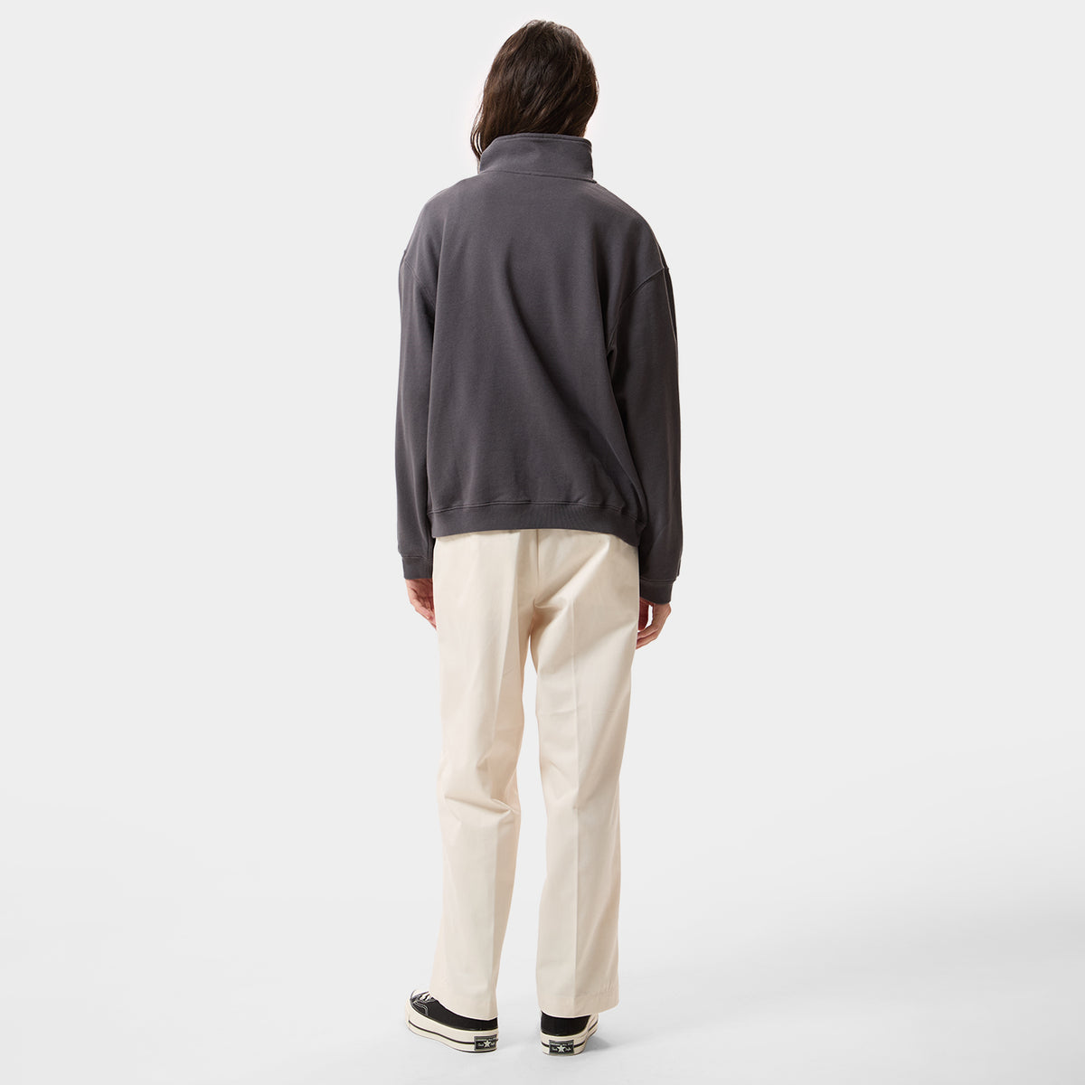 HUF (ハフ) Worldwide JP /SWEATSHIRTS(スウェットシャツ)/ CLASSIC ARCH HALF ZIP TOP商品 / LT BLUE
