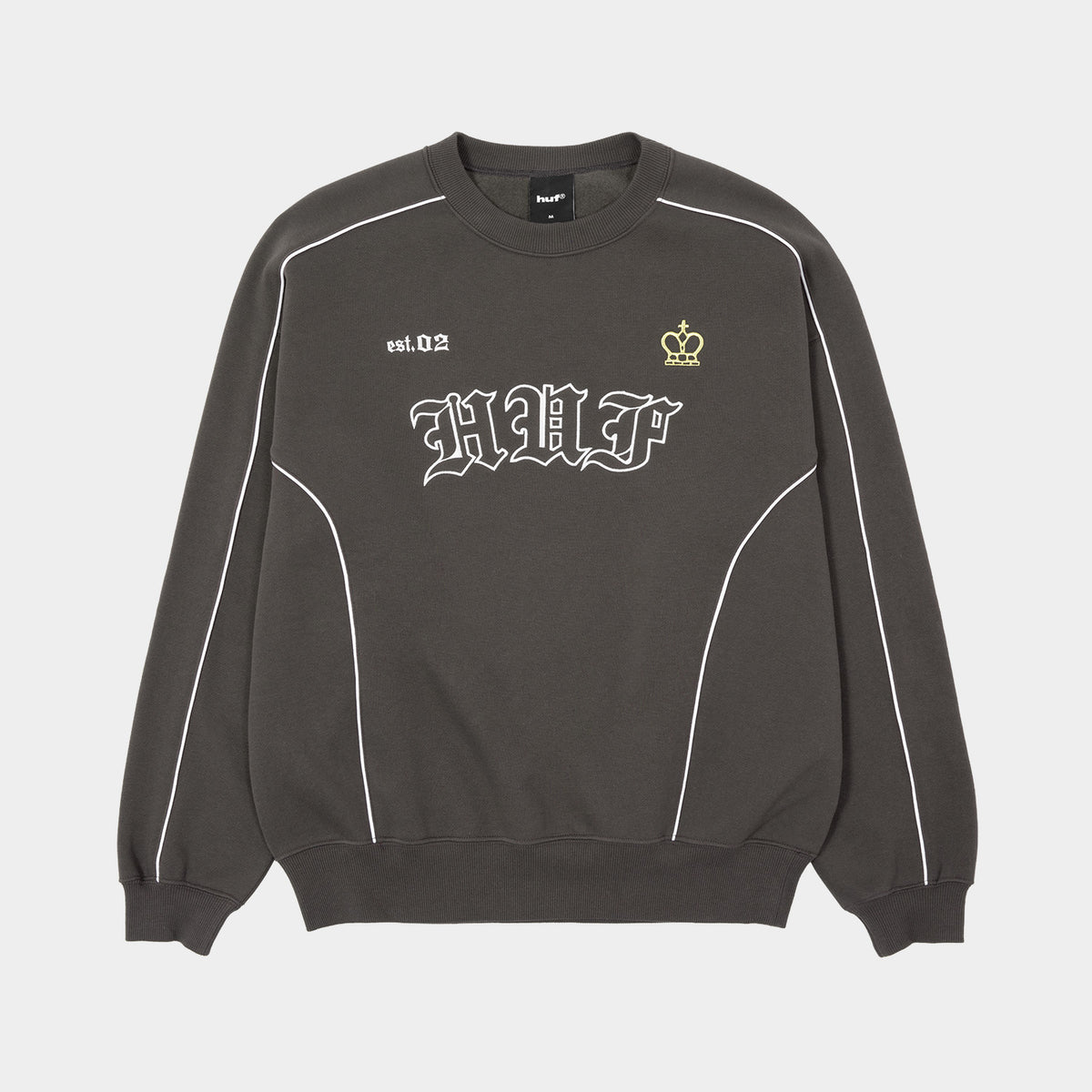 HUF (ハフ) Worldwide JP /SWEATSHIRTS(スウェットシャツ)/ HARD LUXE CREW商品 / BLACK