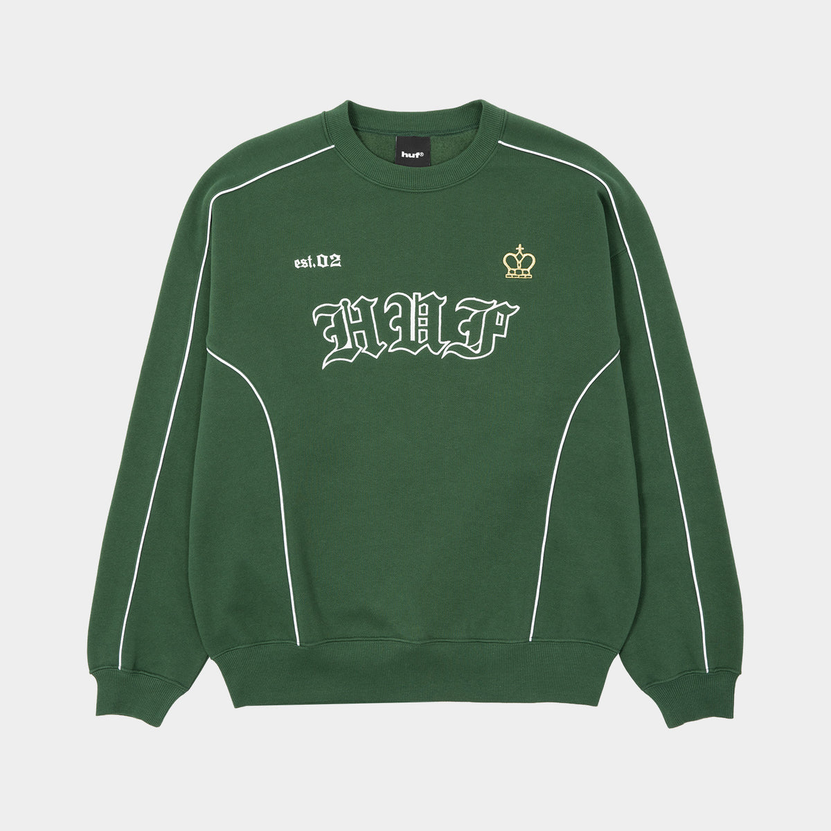 HUF (ハフ) Worldwide JP /SWEATSHIRTS(スウェットシャツ)/ HARD LUXE CREW商品 / BLACK