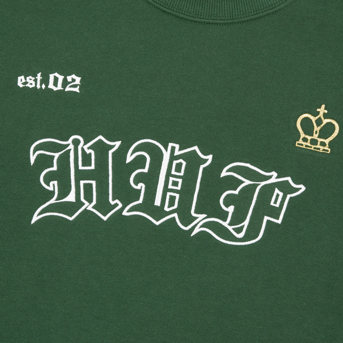 HUF (ハフ) Worldwide JP /SWEATSHIRTS(スウェットシャツ)/ HARD LUXE CREW商品 / BLACK