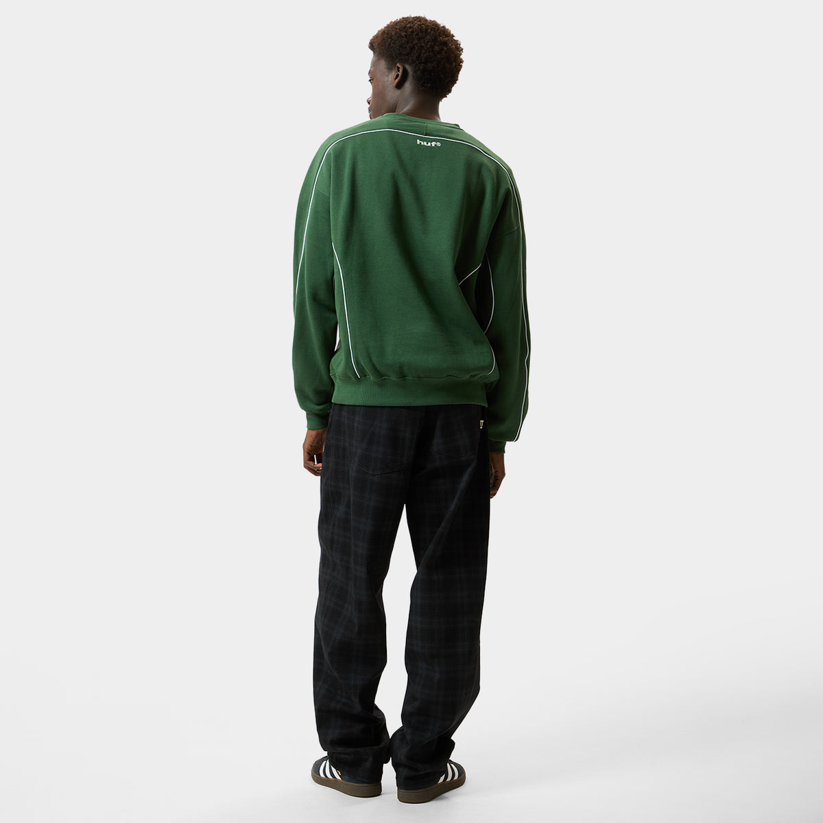 HUF (ハフ) Worldwide JP /SWEATSHIRTS(スウェットシャツ)/ HARD LUXE CREW商品 / BLACK