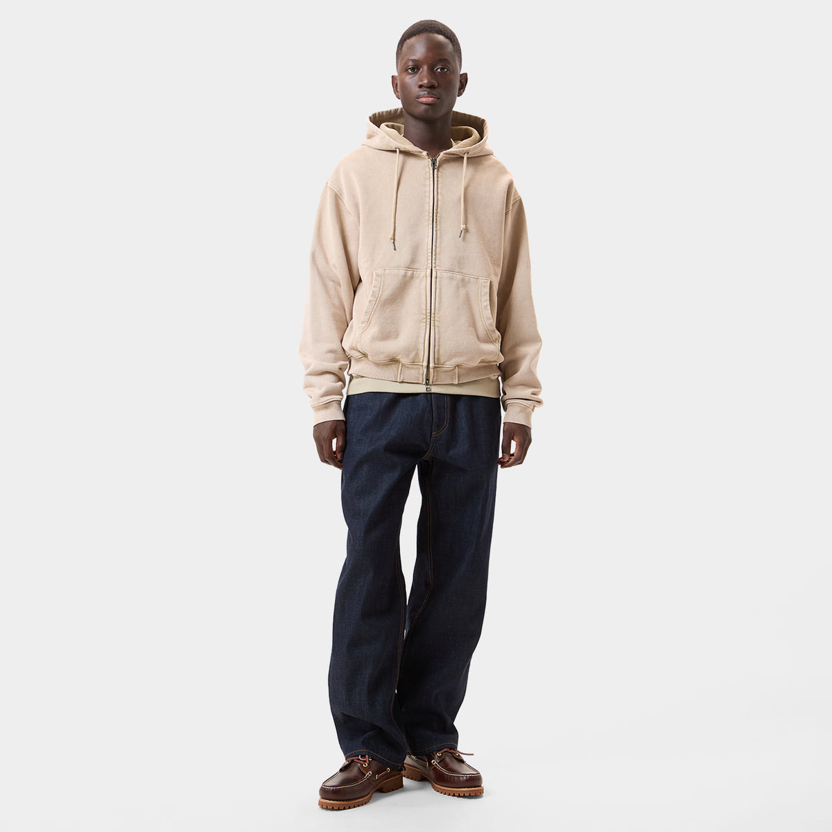HUF (ハフ) Worldwide JP /HOODIES(パーカー)/ INTERNATIONAL LUXURY FULL ZIP HOODIE商品 / NAVY