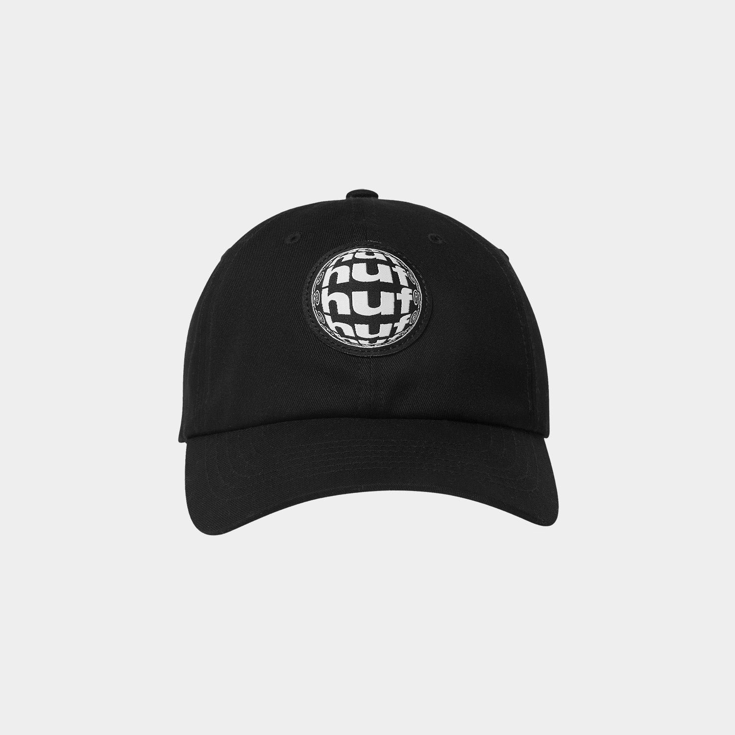 HUF (ハフ) Worldwide JP /HATS & BEANIES(ハット&ビーニー)/ WIDE ANGLE 6 PANEL CV HAT商品 / BLACK