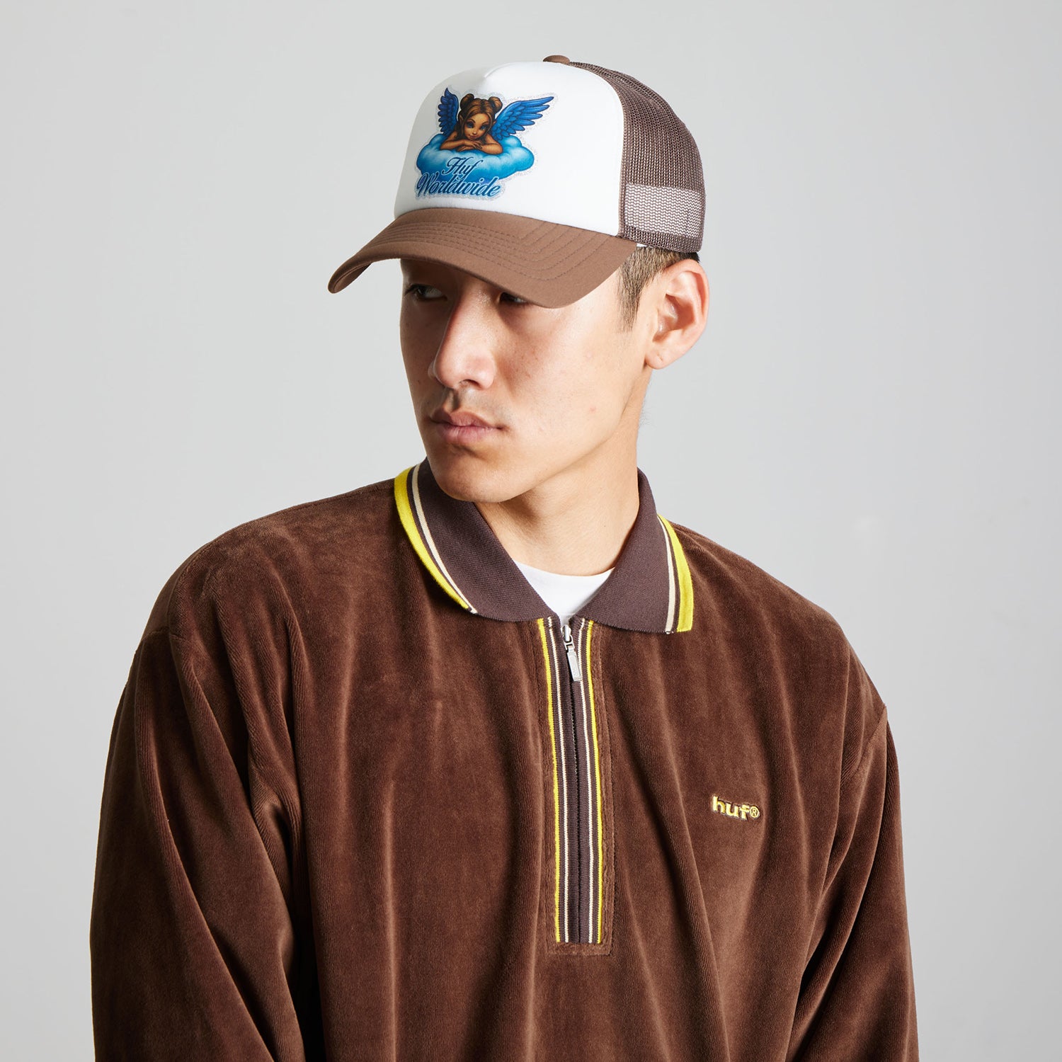 HUF (ハフ) Worldwide JP /HATS & BEANIES(ハット&ビーニー)/ BLISS TRUCKER HAT商品 / BROWN