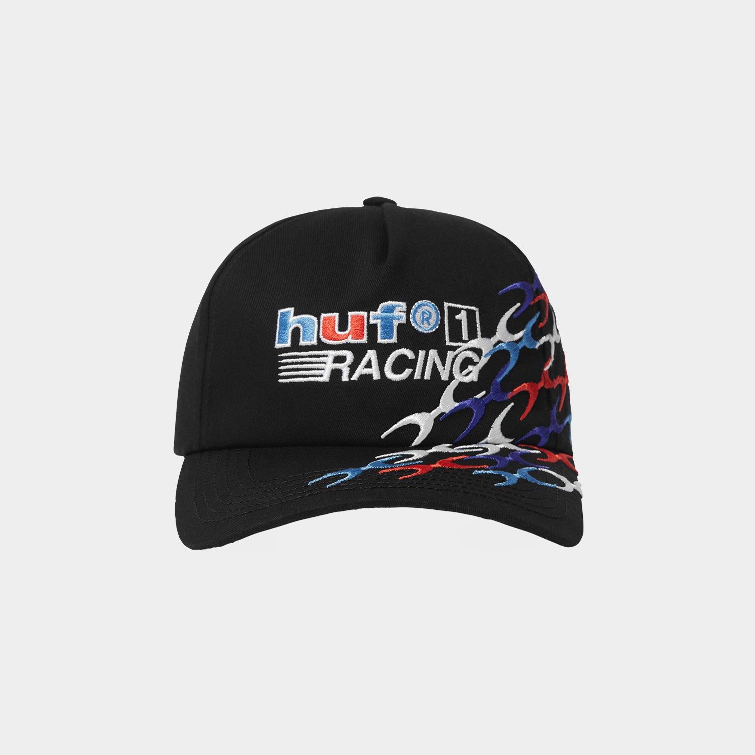 HUF (ハフ) Worldwide JP /HATS & BEANIES(ハット&ビーニー)/ HUF ONE RACING 5 PANEL HAT商品 / BLACK