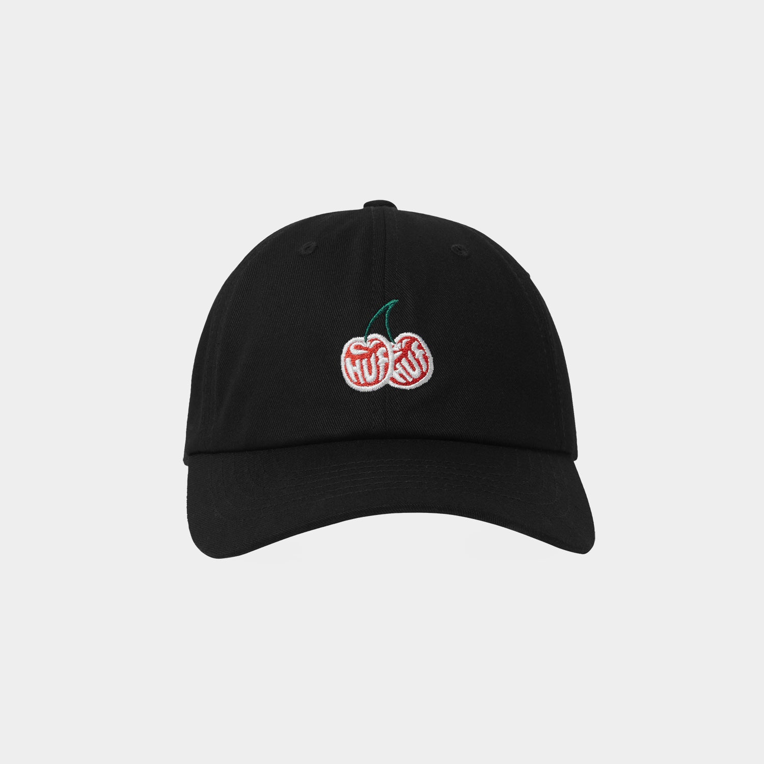 HUF (ハフ) Worldwide JP /HATS & BEANIES(ハット&ビーニー)/ CHERRIES 6 PANEL CV HAT商品 / BLACK
