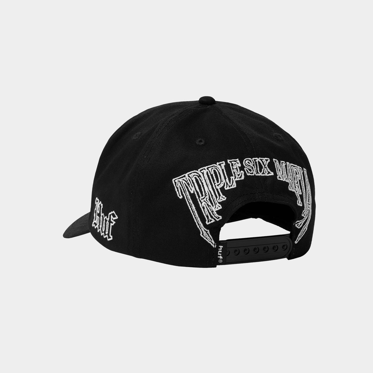 HUF (ハフ) Worldwide JP /HATS & BEANIES(ハット&ビーニー)/ huf® X THREE 6 MAFIA SNAPBACK商品 / BLACK