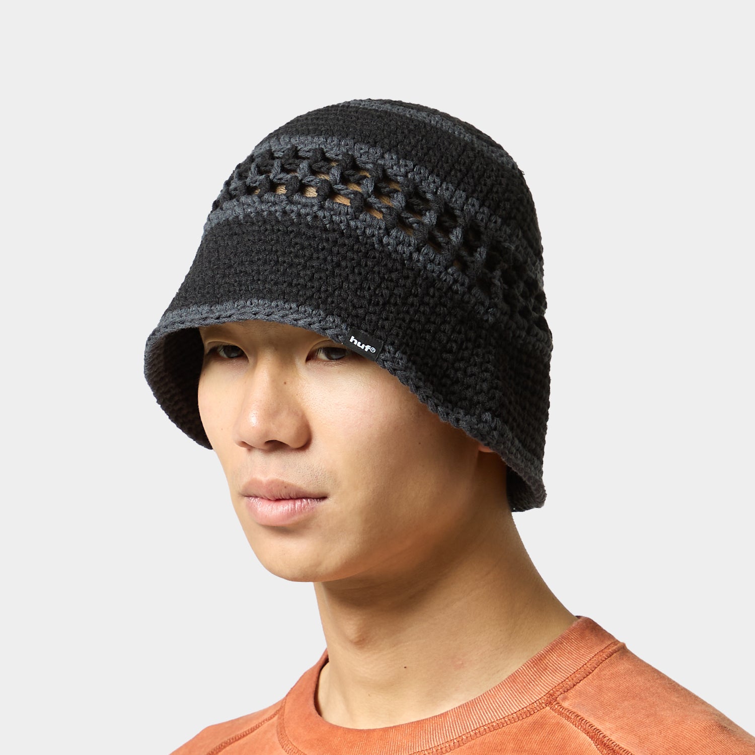 HUF (ハフ) Worldwide JP /HATS & BEANIES(ハット&ビーニー)/ DUAL MESH CROCHET HAT商品 / PEACH
