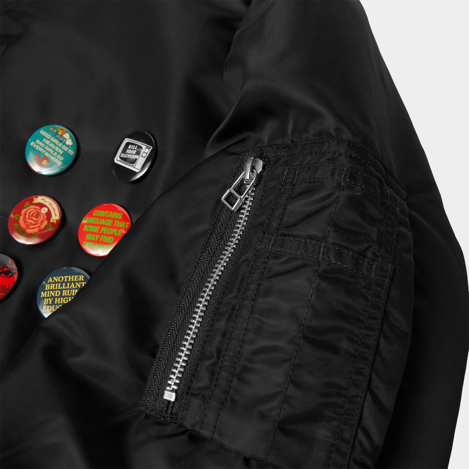 HUF (ハフ) Worldwide JP /JACKETS(ジャケット)/ OLYMPIA FLIGHT JACKET商品 / BLACK