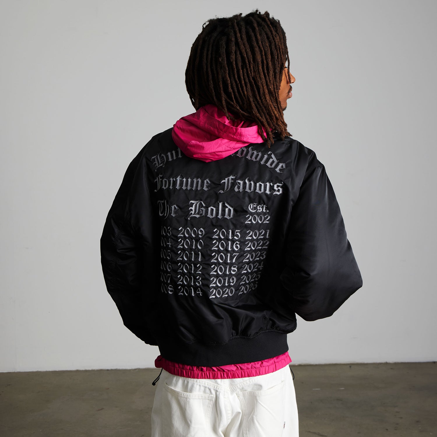 HUF (ハフ) Worldwide JP /JACKETS(ジャケット)/ OLYMPIA FLIGHT JACKET商品 / BLACK