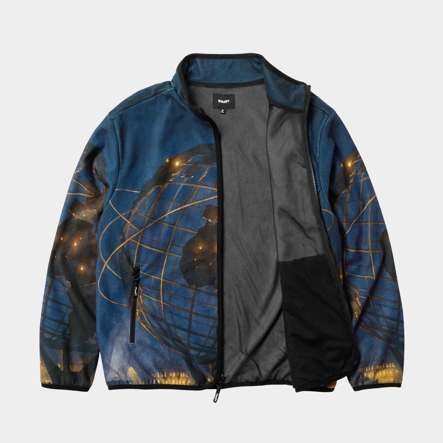 HUF (ハフ) Worldwide JP /JACKETS(ジャケット)/ FLUSHING POLAR FLEECE JACKET商品 / MULTI