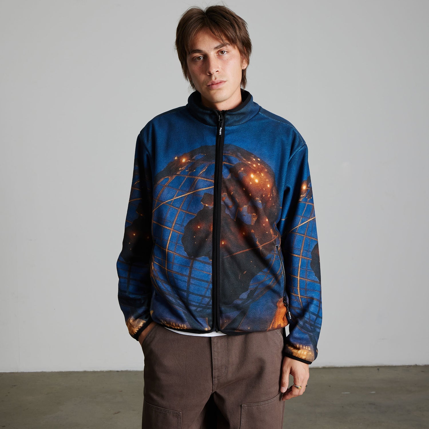 HUF (ハフ) Worldwide JP /JACKETS(ジャケット)/ FLUSHING POLAR FLEECE JACKET商品 / MULTI
