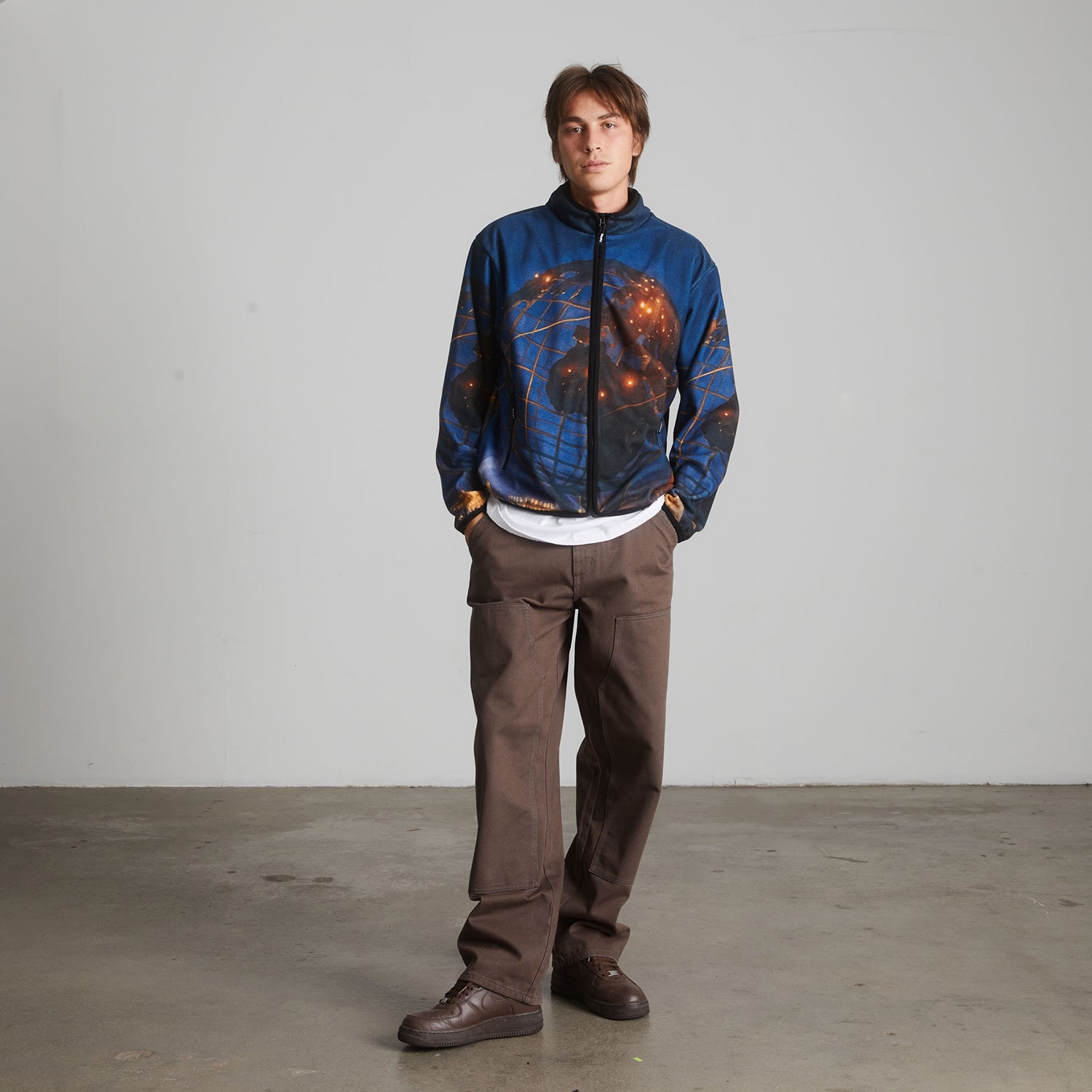 HUF (ハフ) Worldwide JP /JACKETS(ジャケット)/ FLUSHING POLAR FLEECE JACKET商品 / MULTI
