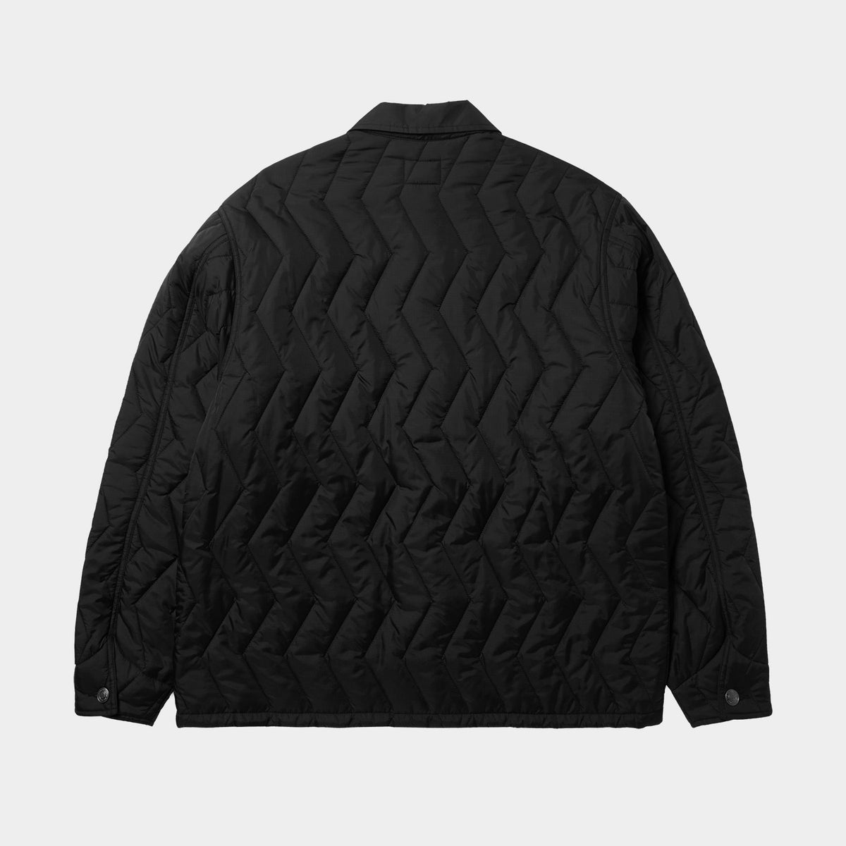 HUF (ハフ) Worldwide JP /JACKETS(ジャケット)/ ZIG ZAG QUILTED CHORE JACKET商品 / BLACK