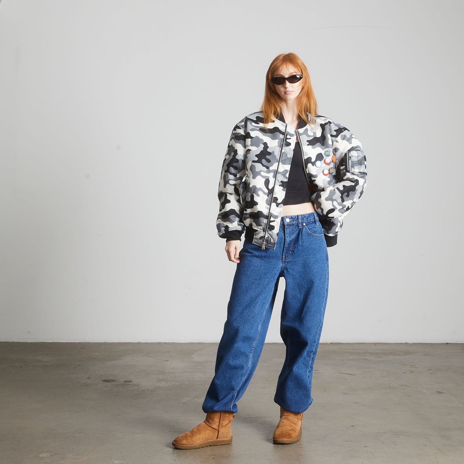 HUF (ハフ) Worldwide JP /JACKETS(ジャケット)/ OLYMPIA CAMO FLIGHT JACKET商品 / CAMO