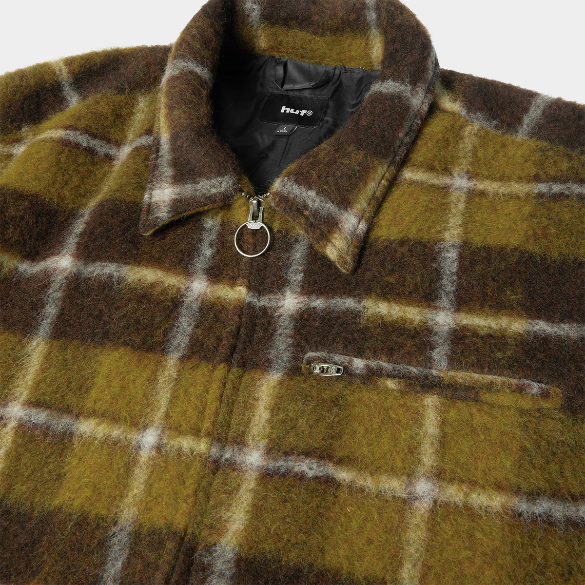 HUF (ハフ) Worldwide JP /JACKETS(ジャケット)/ CANTON PLAID JACKET商品 / BROWN