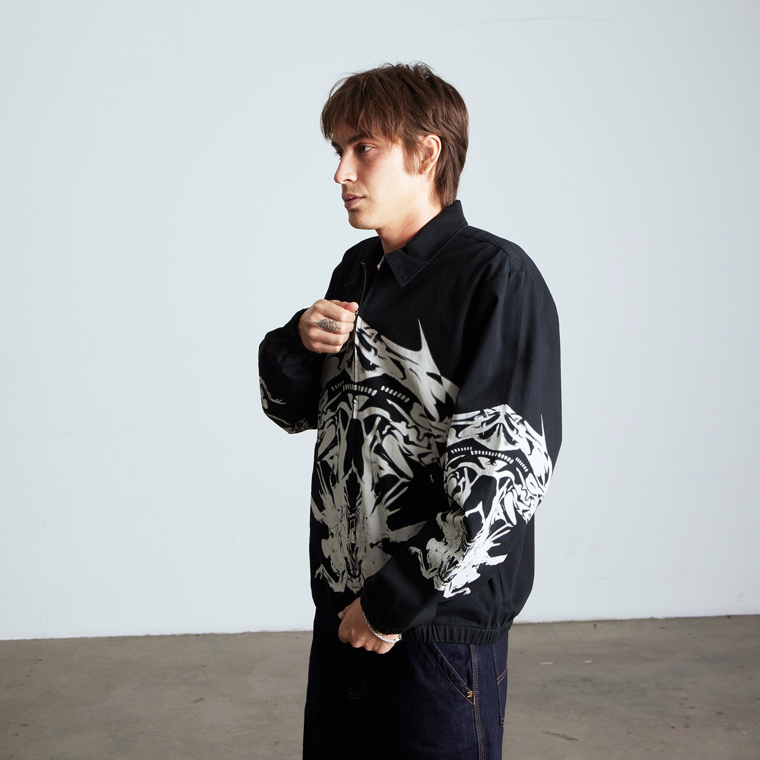 HUF (ハフ) Worldwide JP /JACKETS(ジャケット)/ HUF X ALIENS WORK JACKET商品 / VINTAGE BLACK