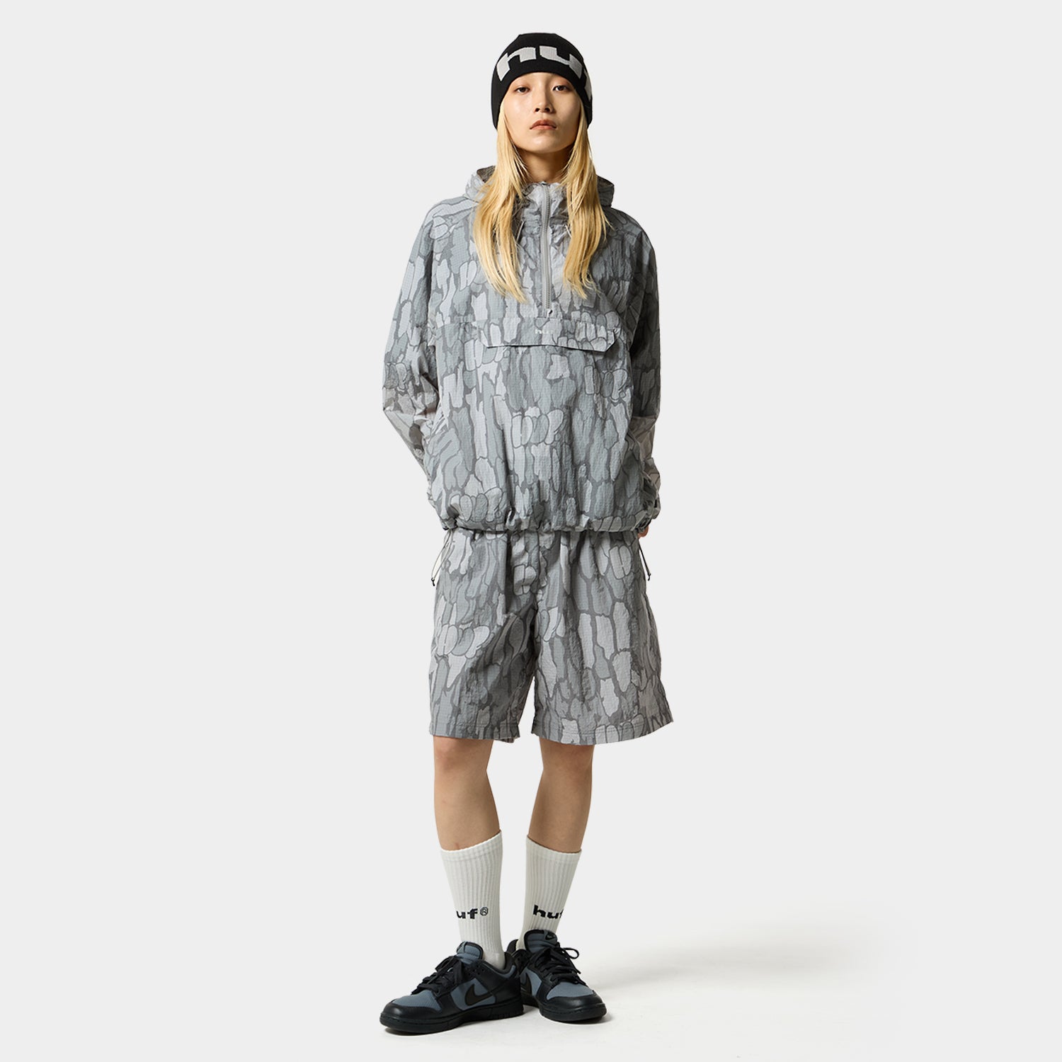 HUF (ハフ) Worldwide JP /JACKETS(ジャケット)/ HUF®eightynine NYLON ANORAK商品 / GREY CAMO