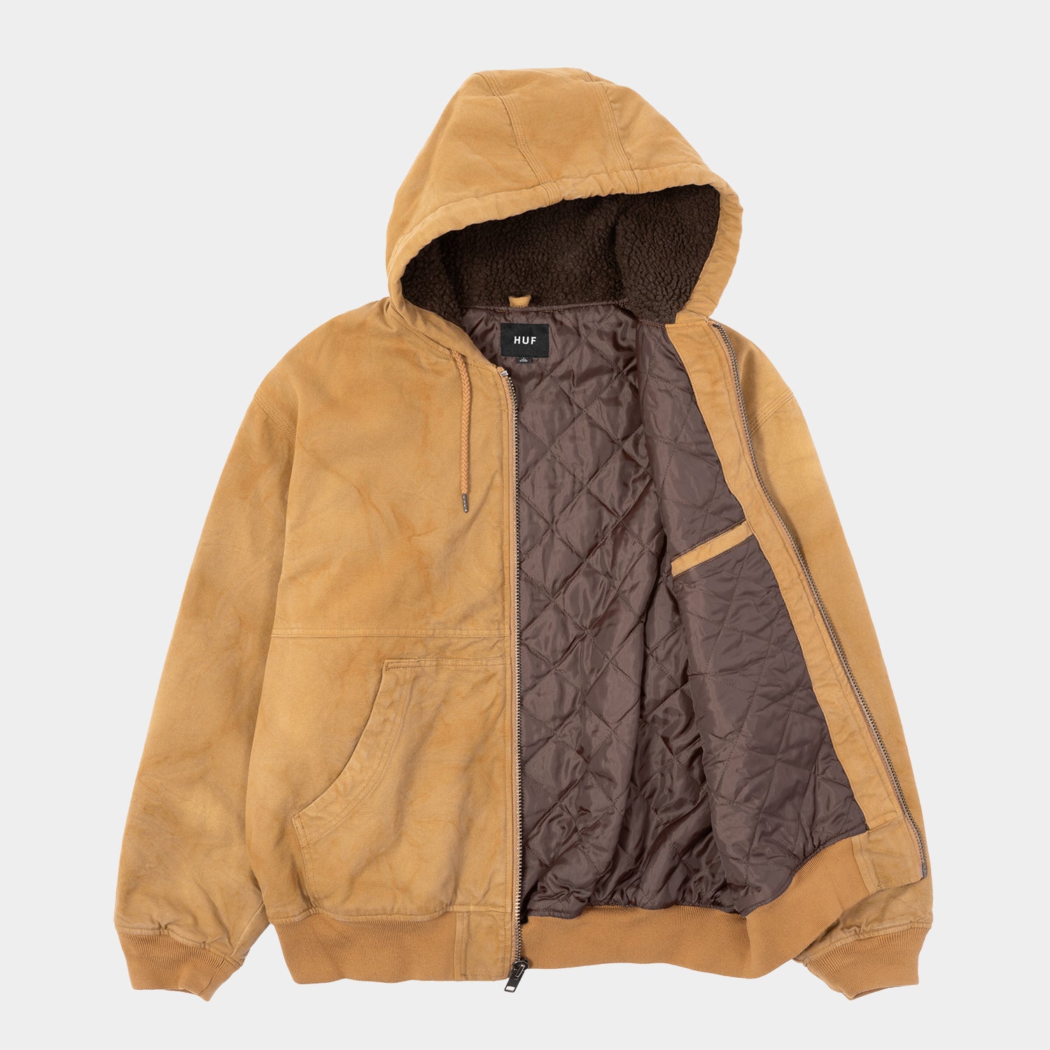 HUF (ハフ) Worldwide JP /JACKETS(ジャケット)/ WORLDWIDE CLOTHIERS HOODED JACKET商品 / MUSTARD