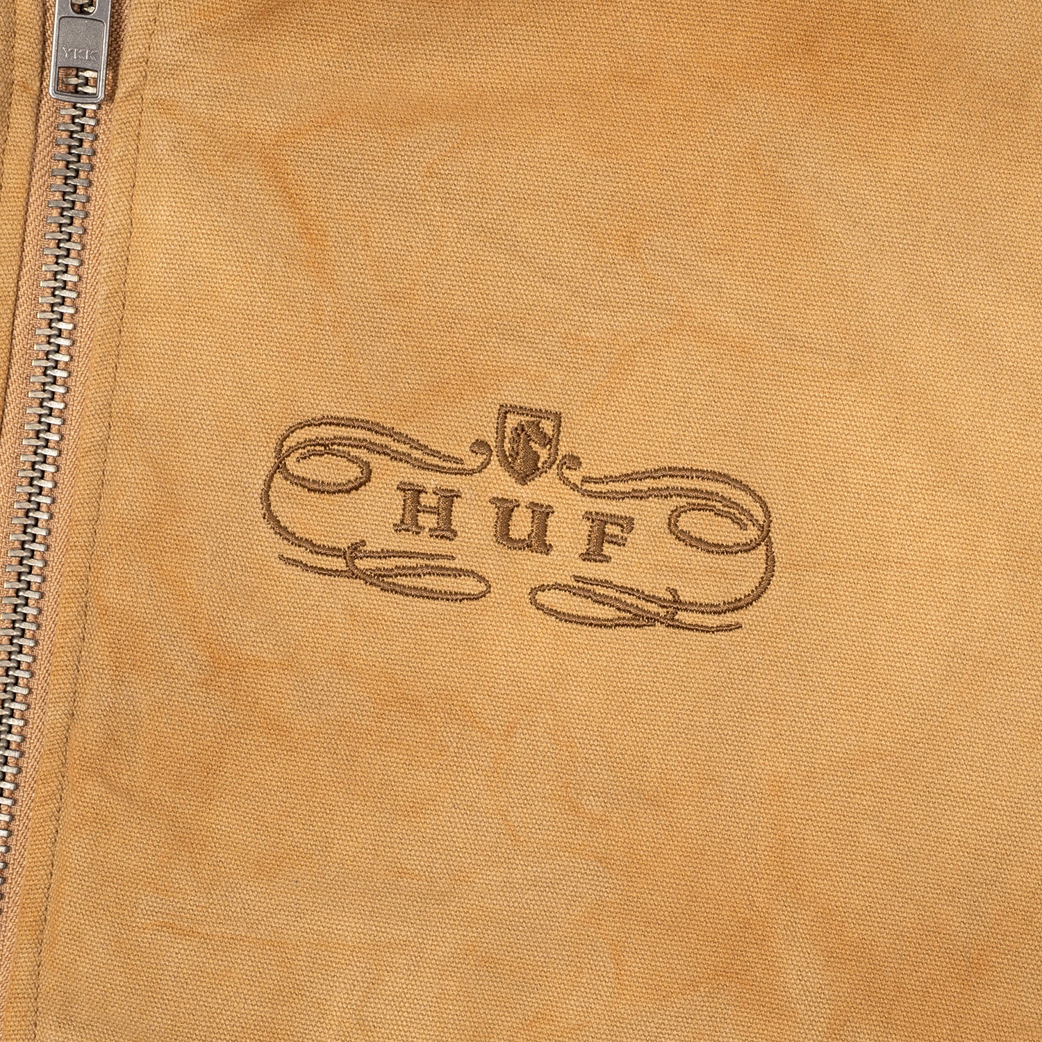 HUF (ハフ) Worldwide JP /JACKETS(ジャケット)/ WORLDWIDE CLOTHIERS HOODED JACKET商品 / MUSTARD