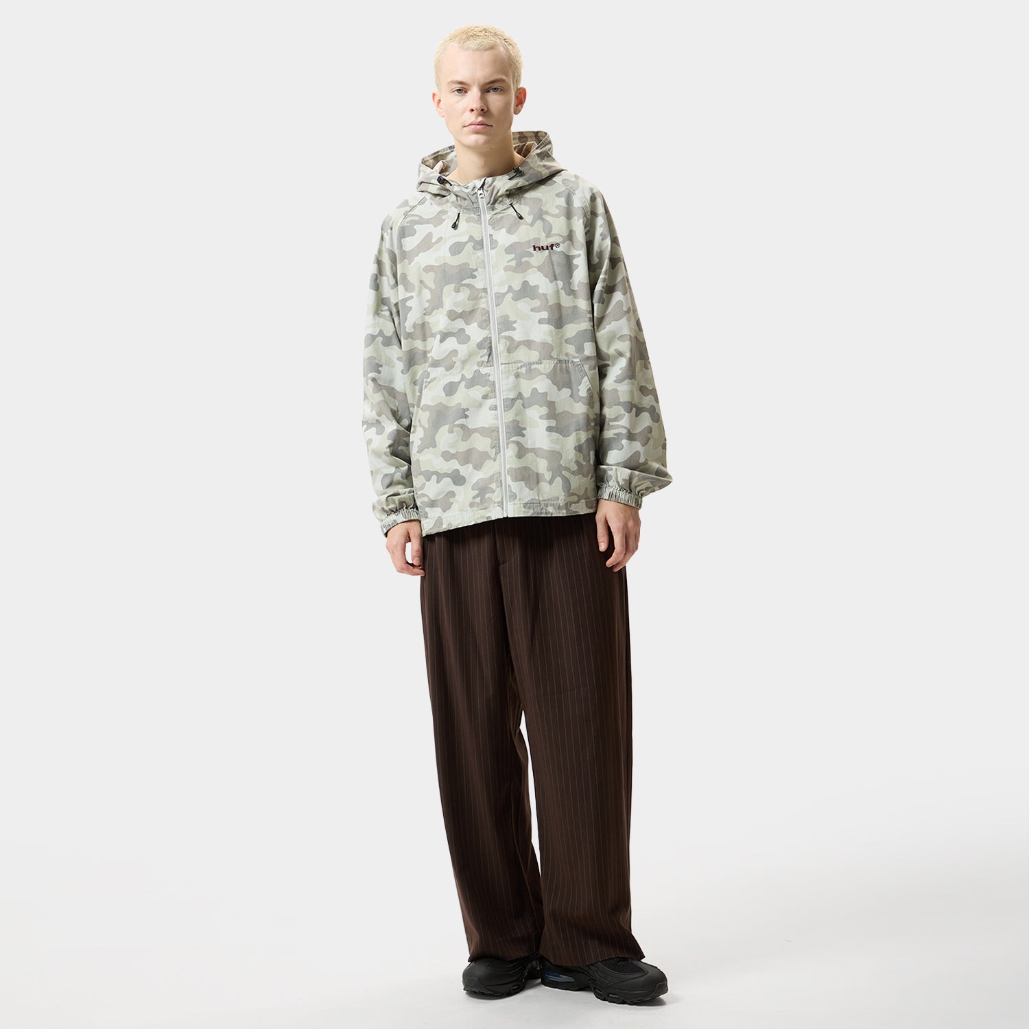 HUF (ハフ) Worldwide JP /JACKETS(ジャケット)/ huf eightynine HOODED JACKET商品 / CAMO