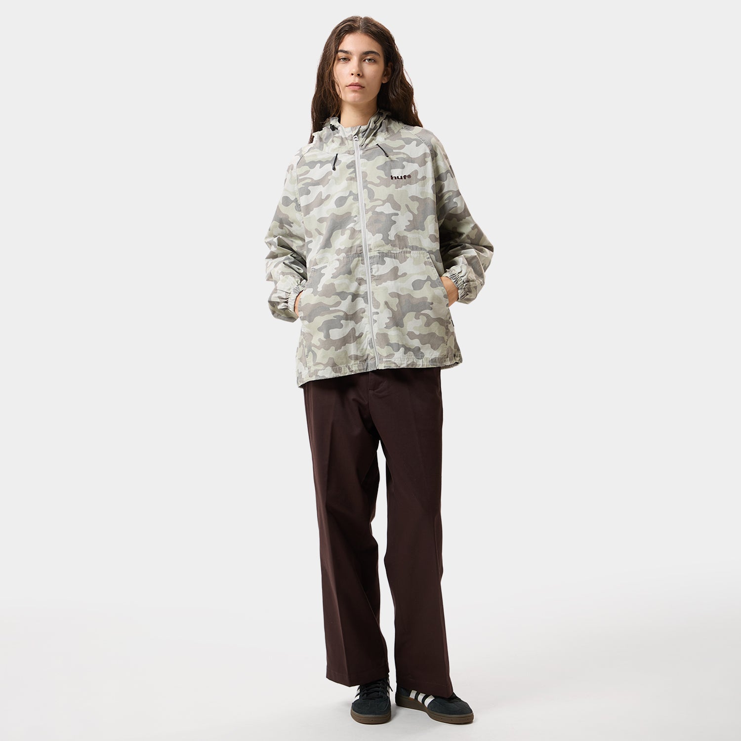 HUF (ハフ) Worldwide JP /JACKETS(ジャケット)/ huf eightynine HOODED JACKET商品 / CAMO