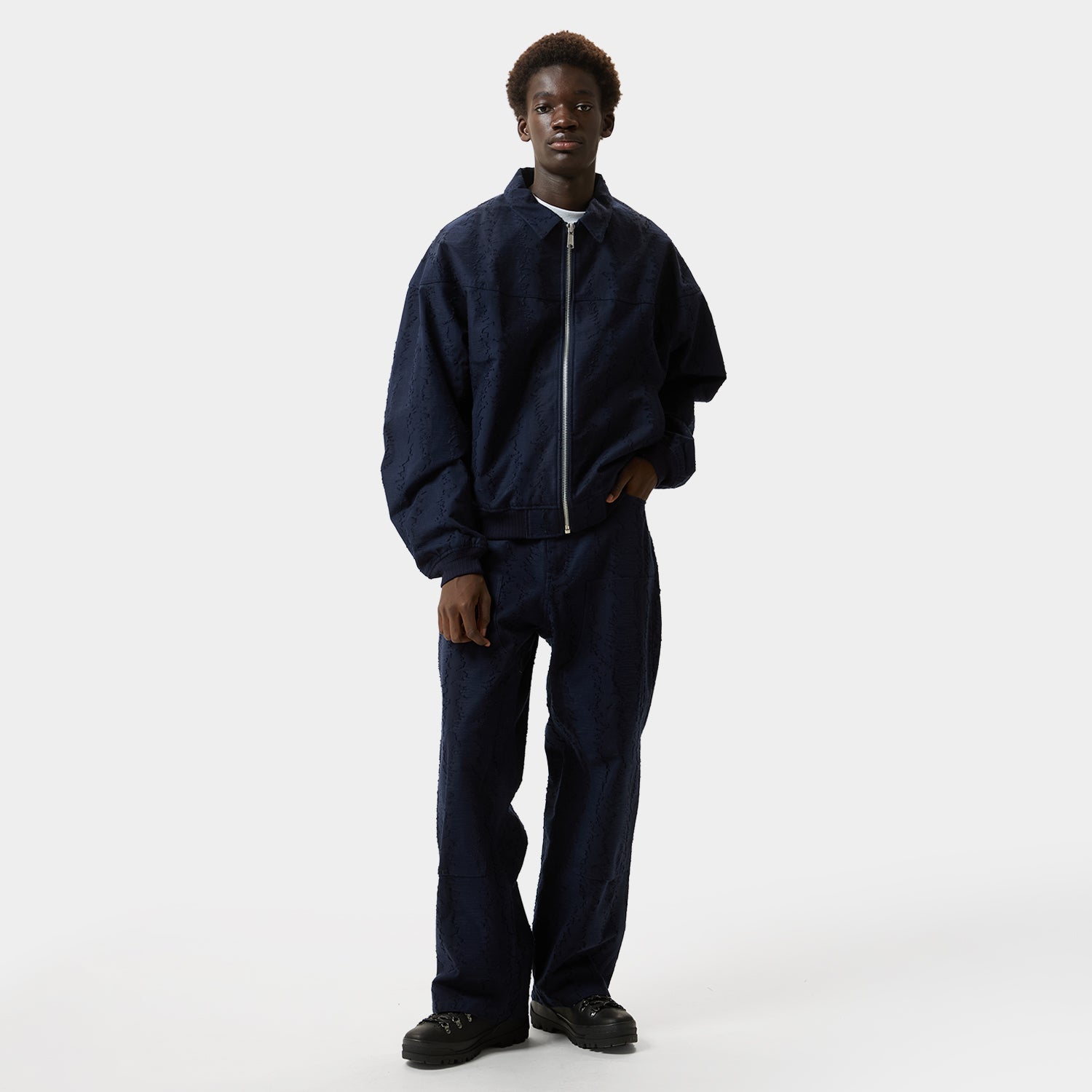 HUF (ハフ) Worldwide JP /JACKETS(ジャケット)/ 89 OVAL BOMBER JACKET商品 / NAVY